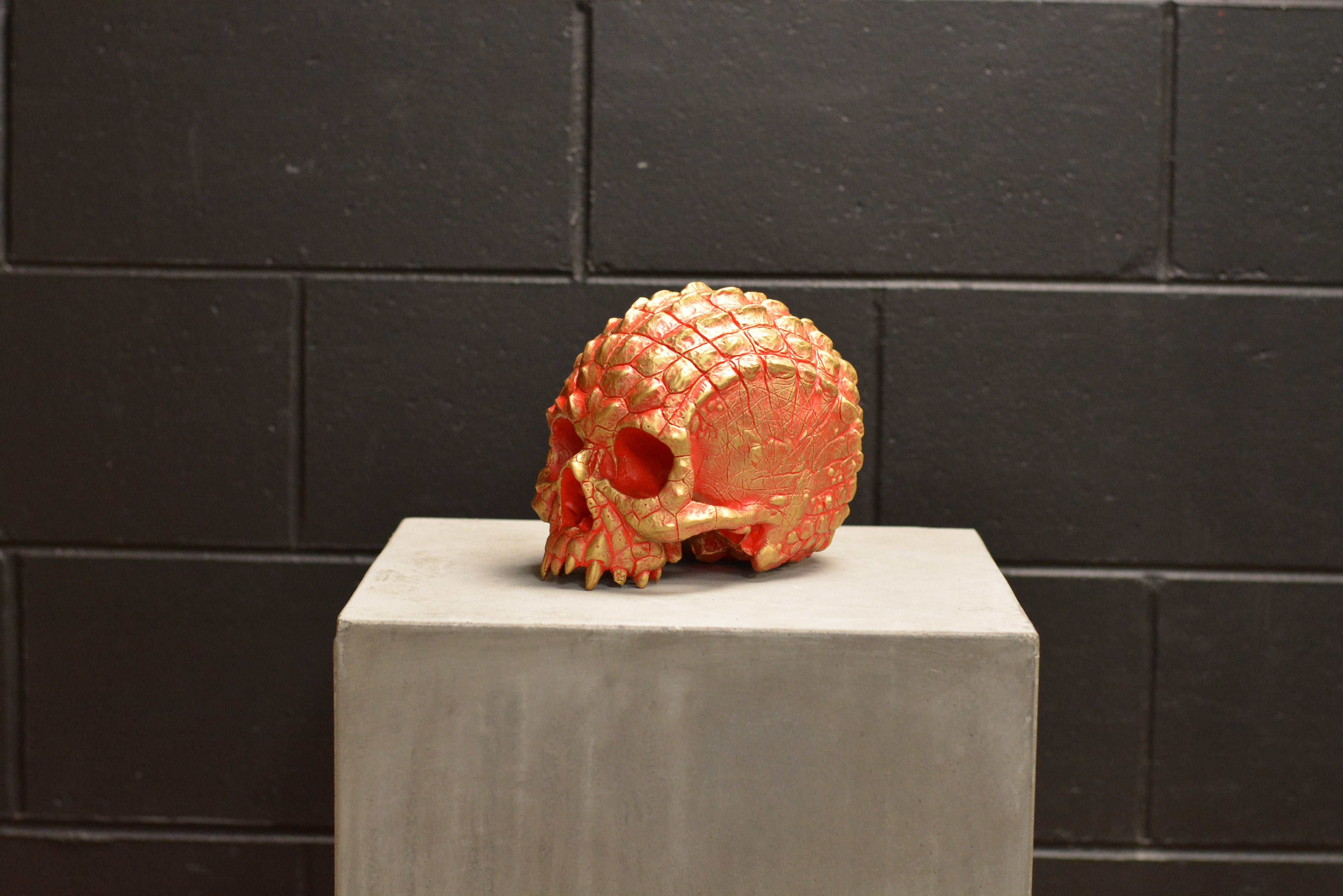 Croc Skull - Marilgold (EXPERIMENTAL PAINT)