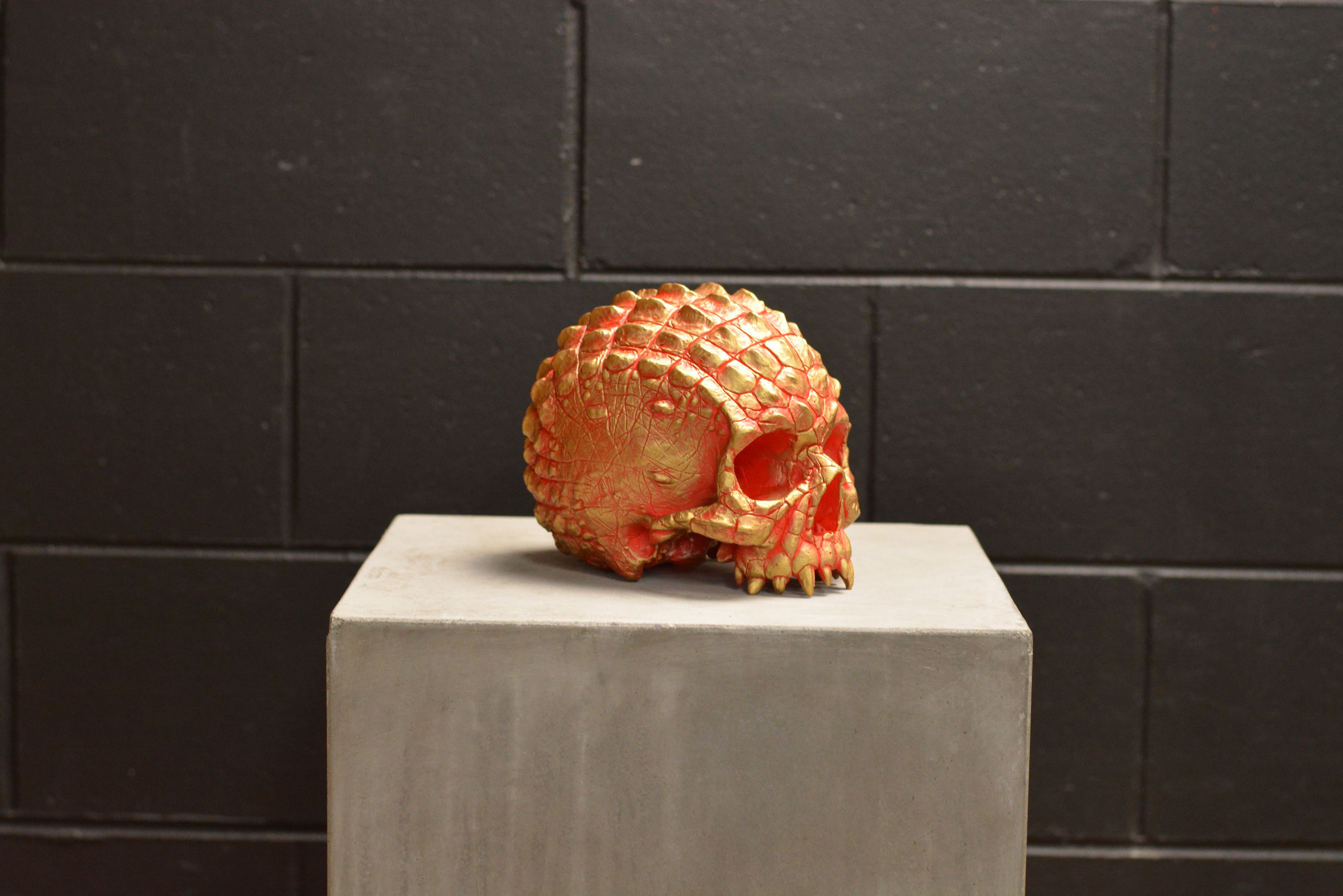 Croc Skull - Marilgold (EXPERIMENTAL PAINT)