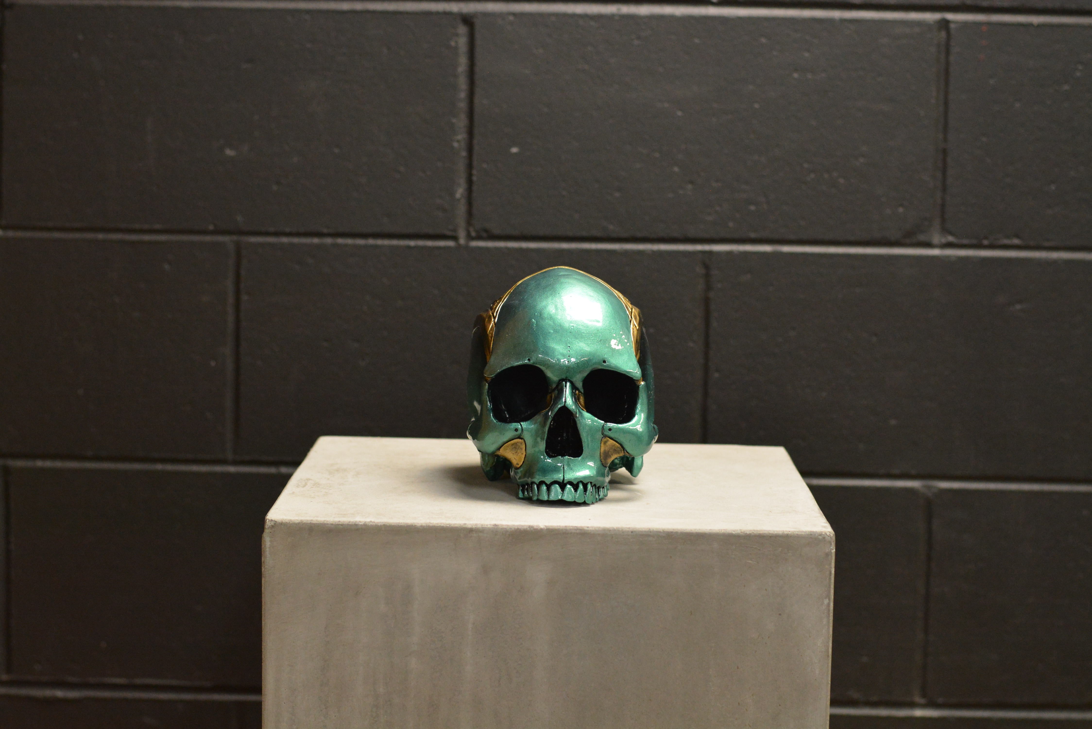 Loki skull - Emerald [EXPERIMENTAL PAINT]