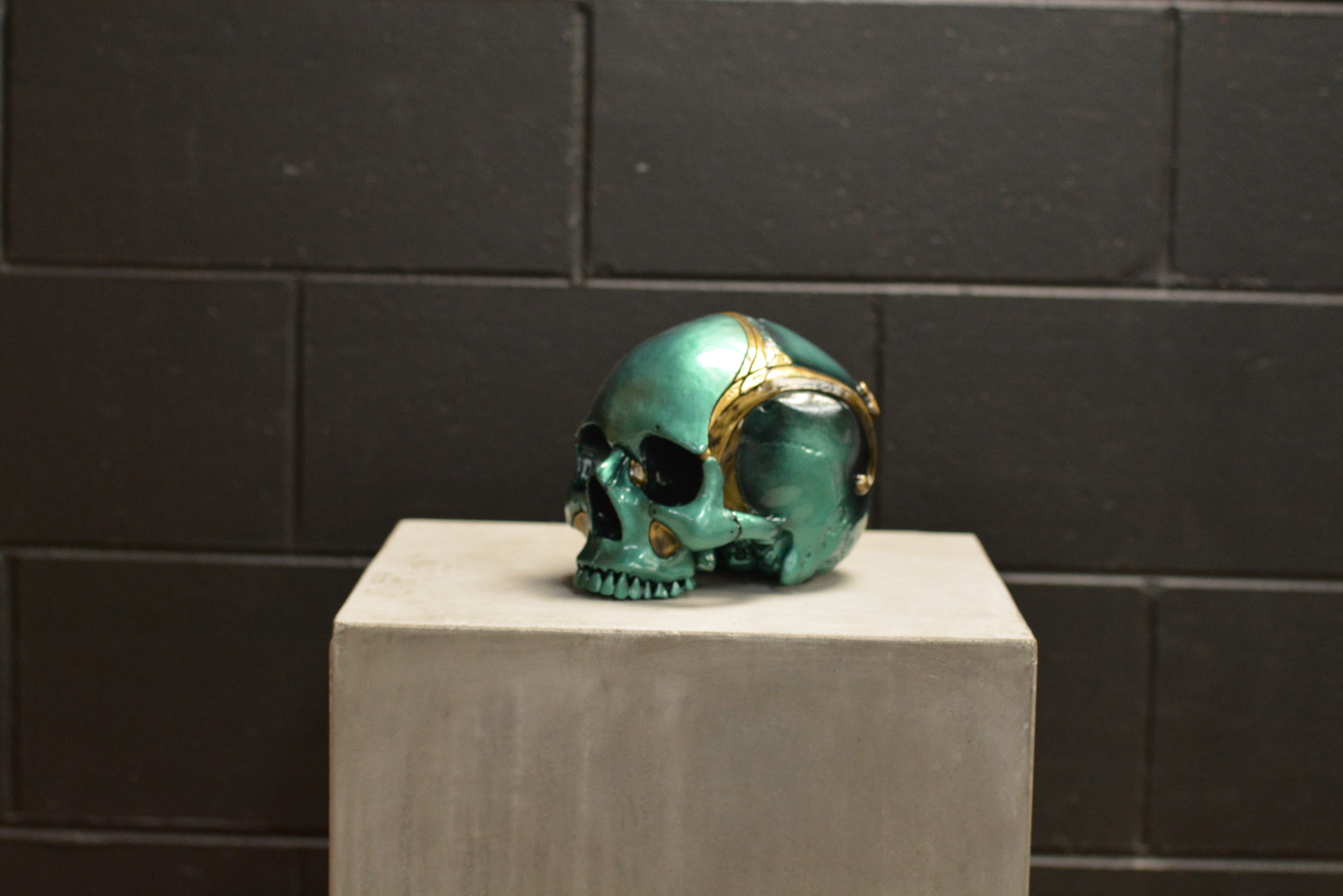 Loki skull - Emerald [EXPERIMENTAL PAINT]