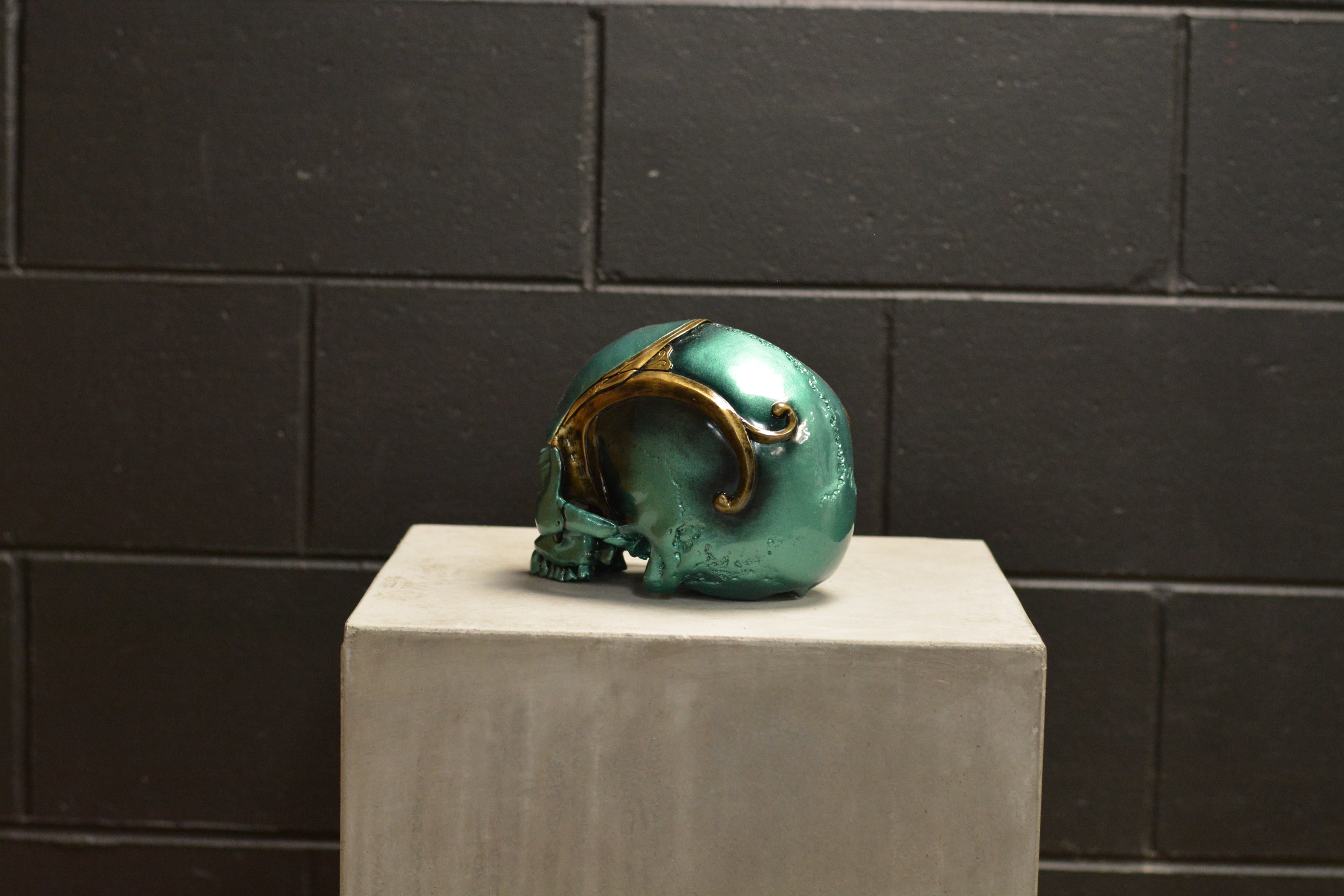 Loki skull - Emerald [EXPERIMENTAL PAINT]