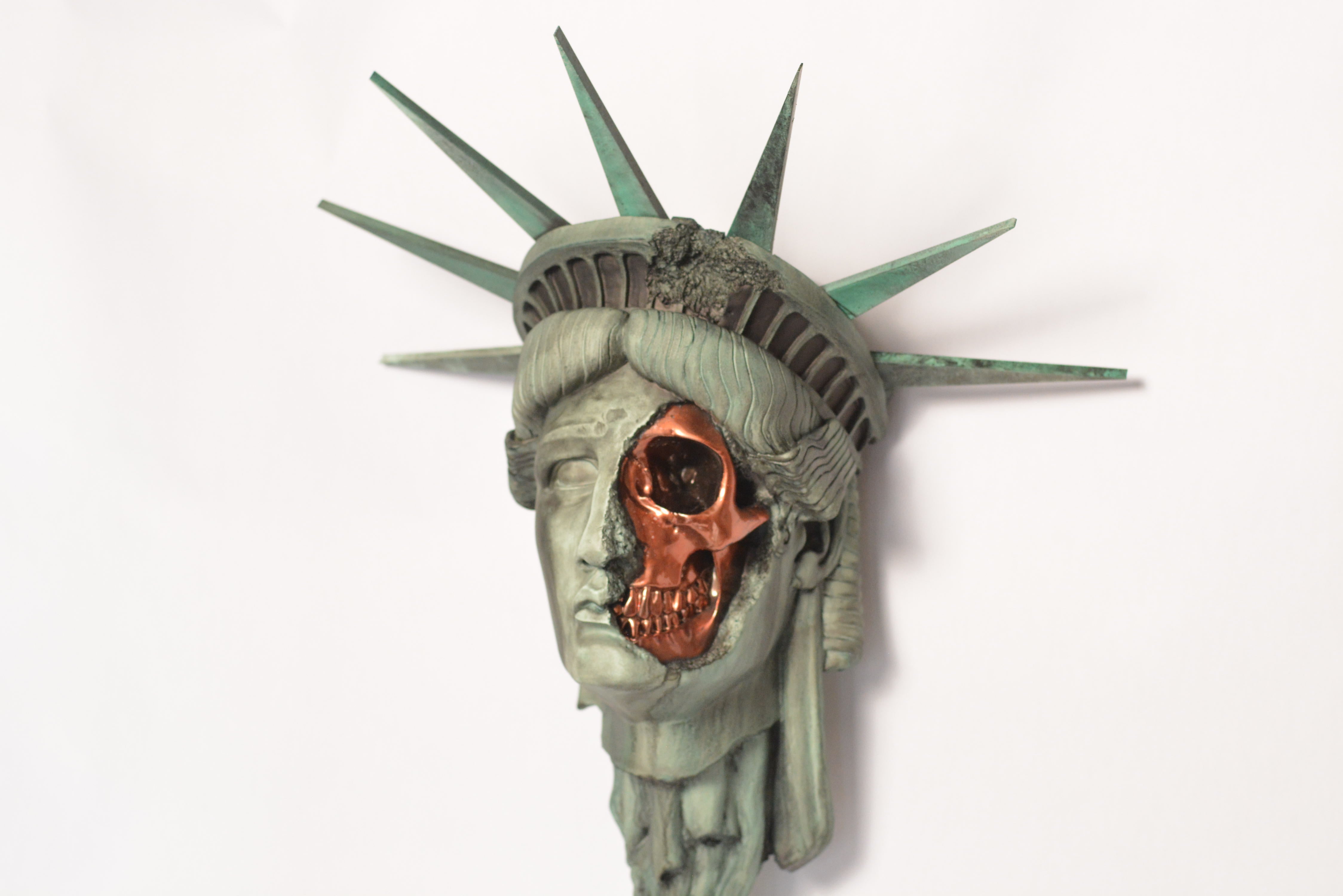 The Death of Liberty Wall Mount (EXPERIMENTAL PAINT) (2)
