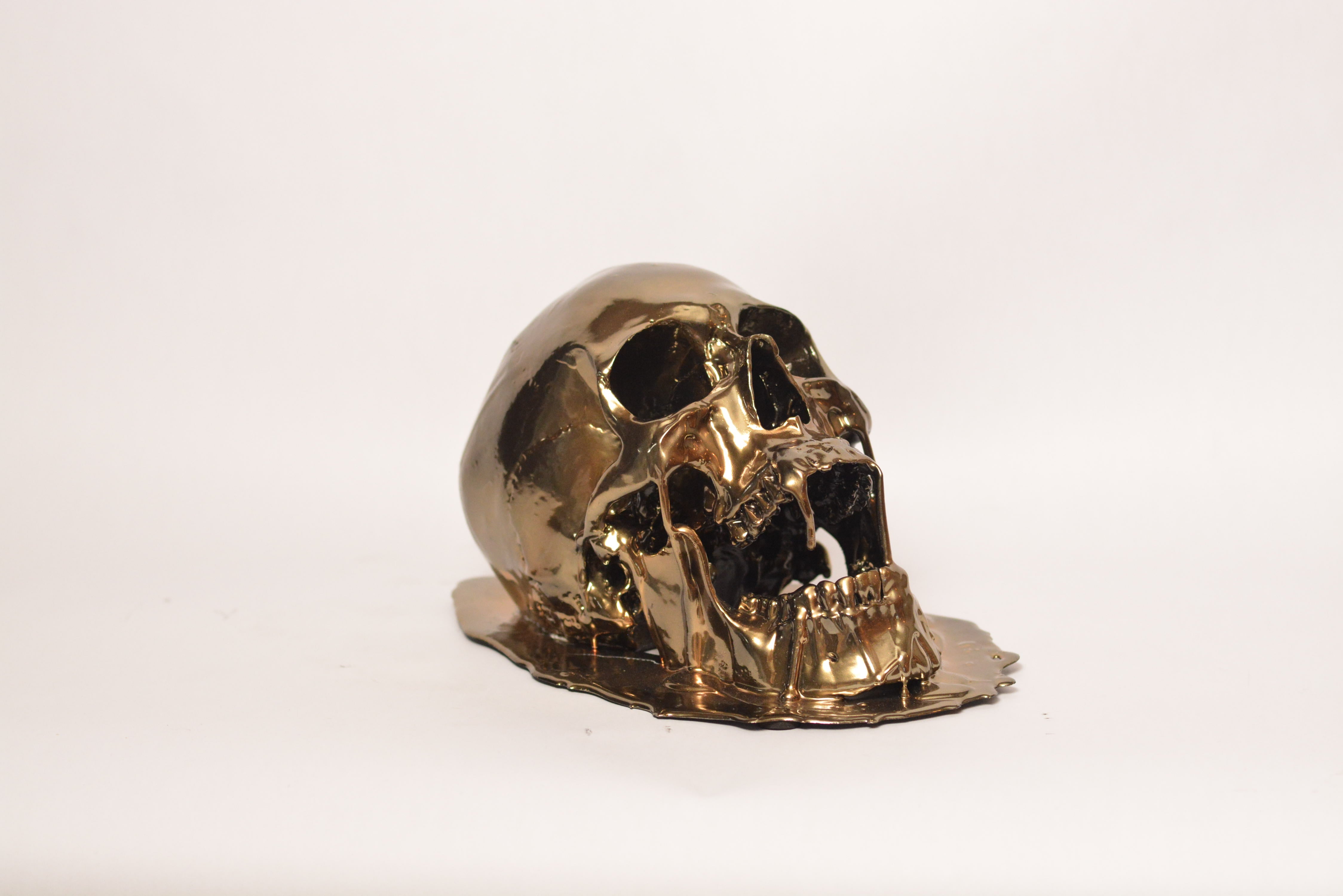 Melting Gold Skull (EXPERIMENTAL PAINT) [2]