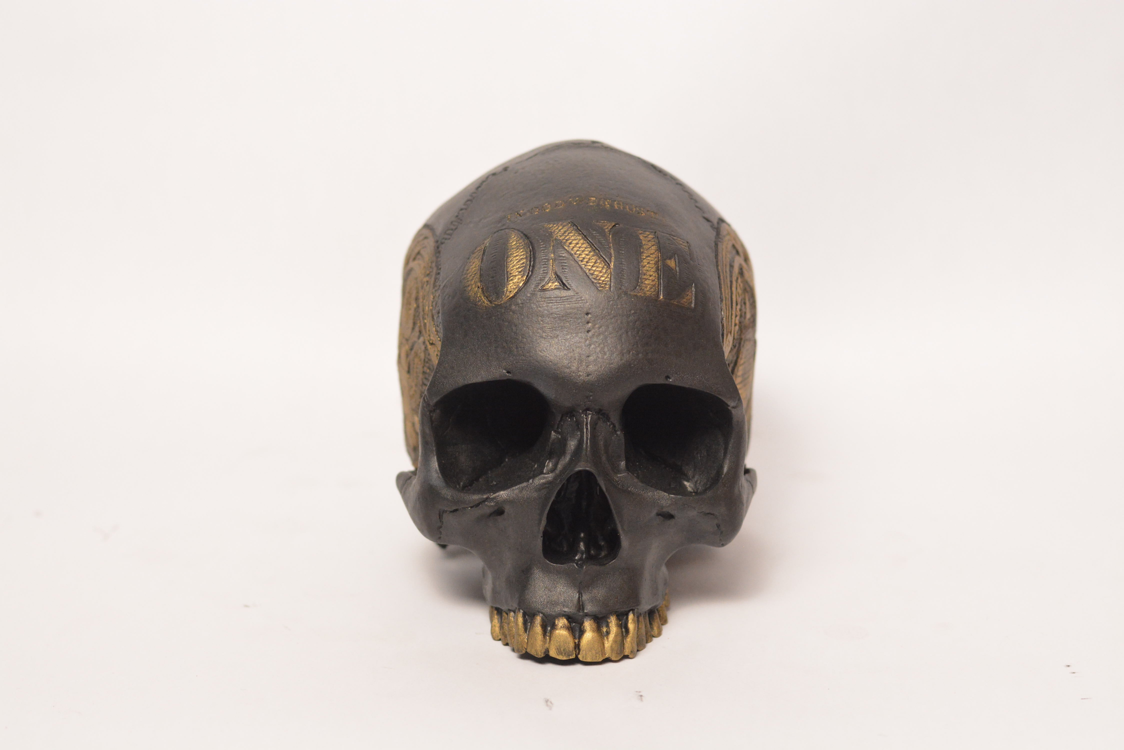 Dead Presidents Skull - Gold (SCRATCH & DENT) (1)