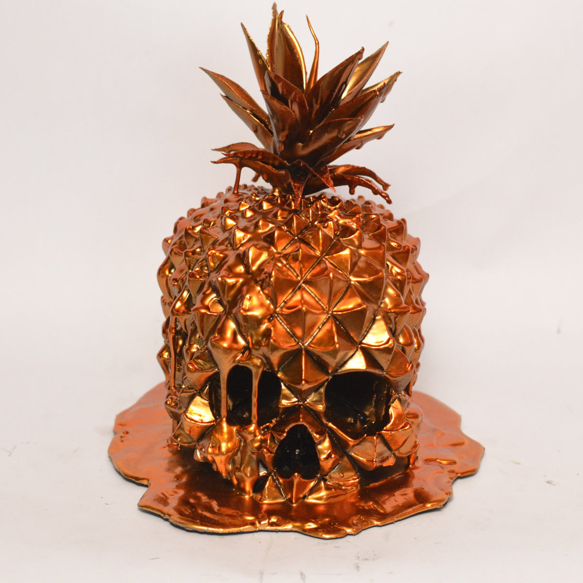 Pineapple Skull - Gold