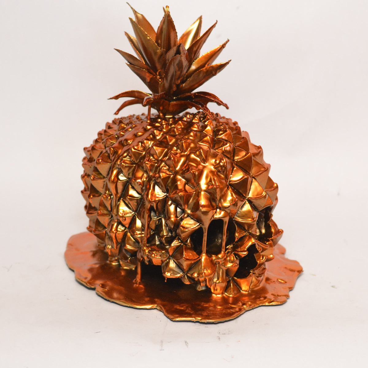 Pineapple Skull - Gold