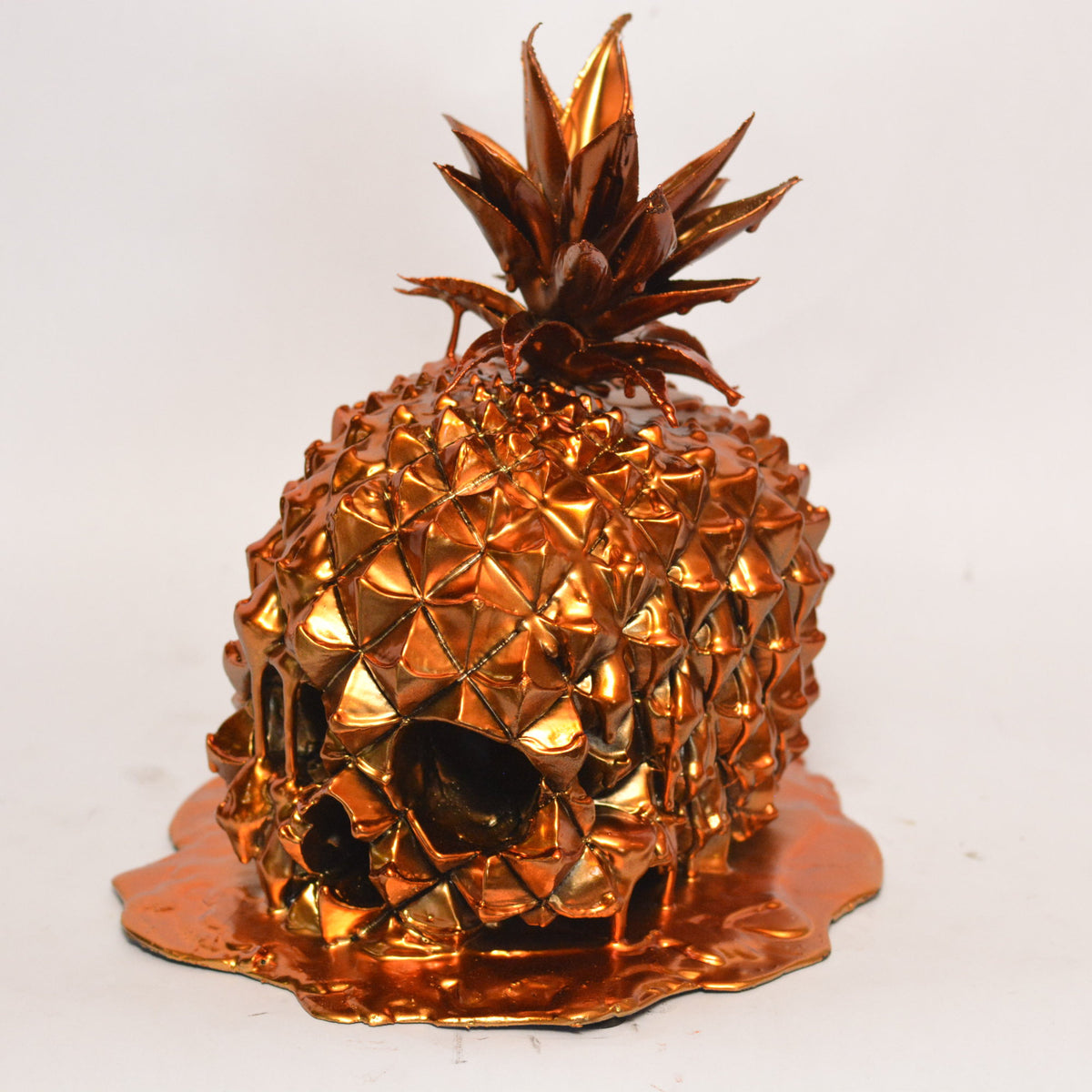 Pineapple Skull - Gold