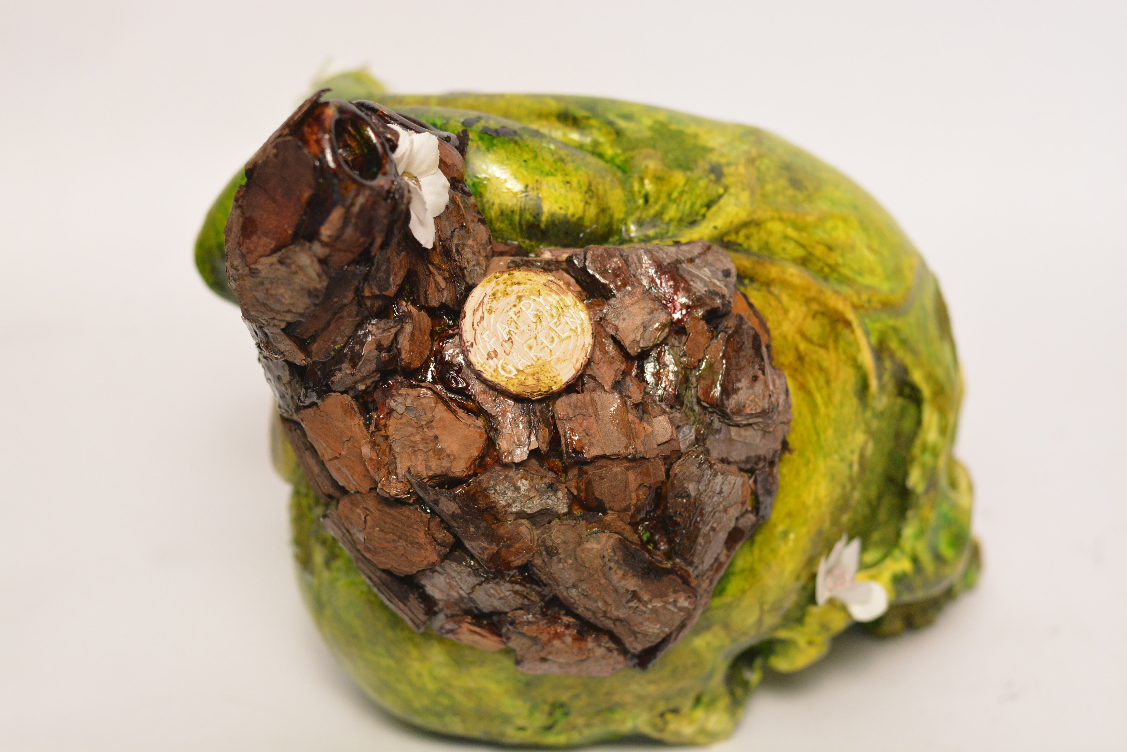 The Tell-Tale Heart Skull - Tinks Garden (EXPERIMENTAL PAINT)