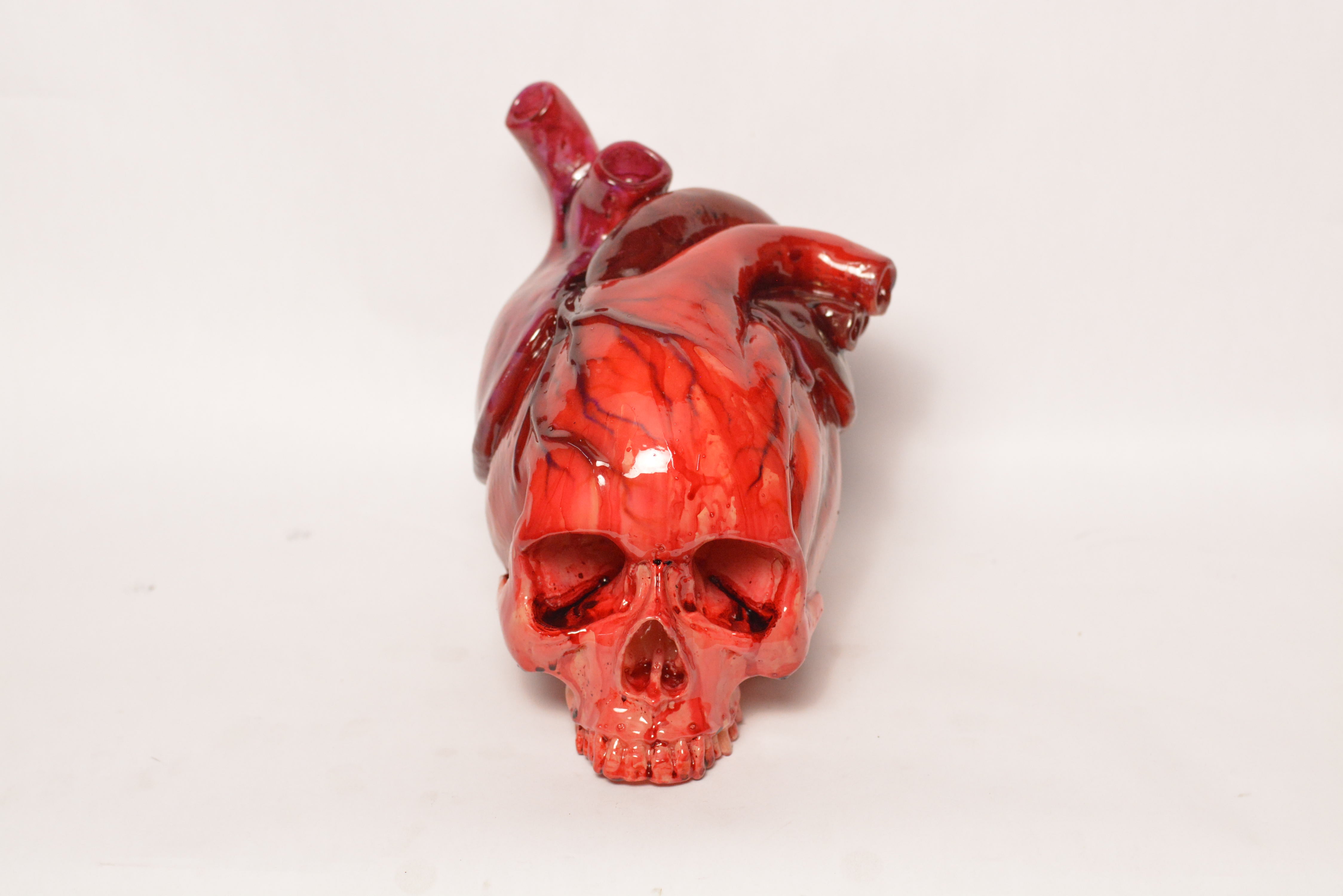 The Tell-Tale Heart Skull - Bleeding (EXPERIMENTAL PAINT) [2]