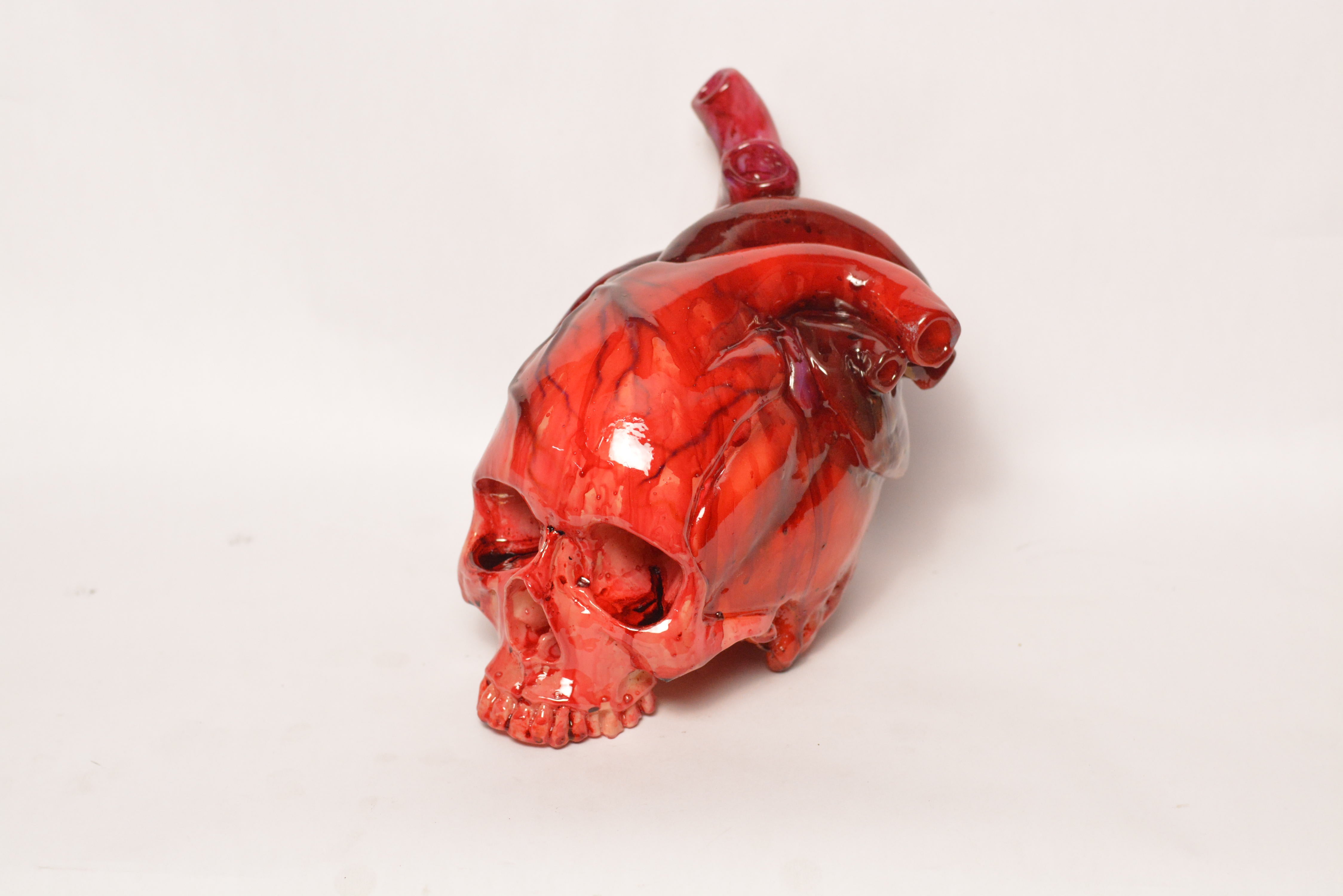 The Tell-Tale Heart Skull - Bleeding (EXPERIMENTAL PAINT) [2]