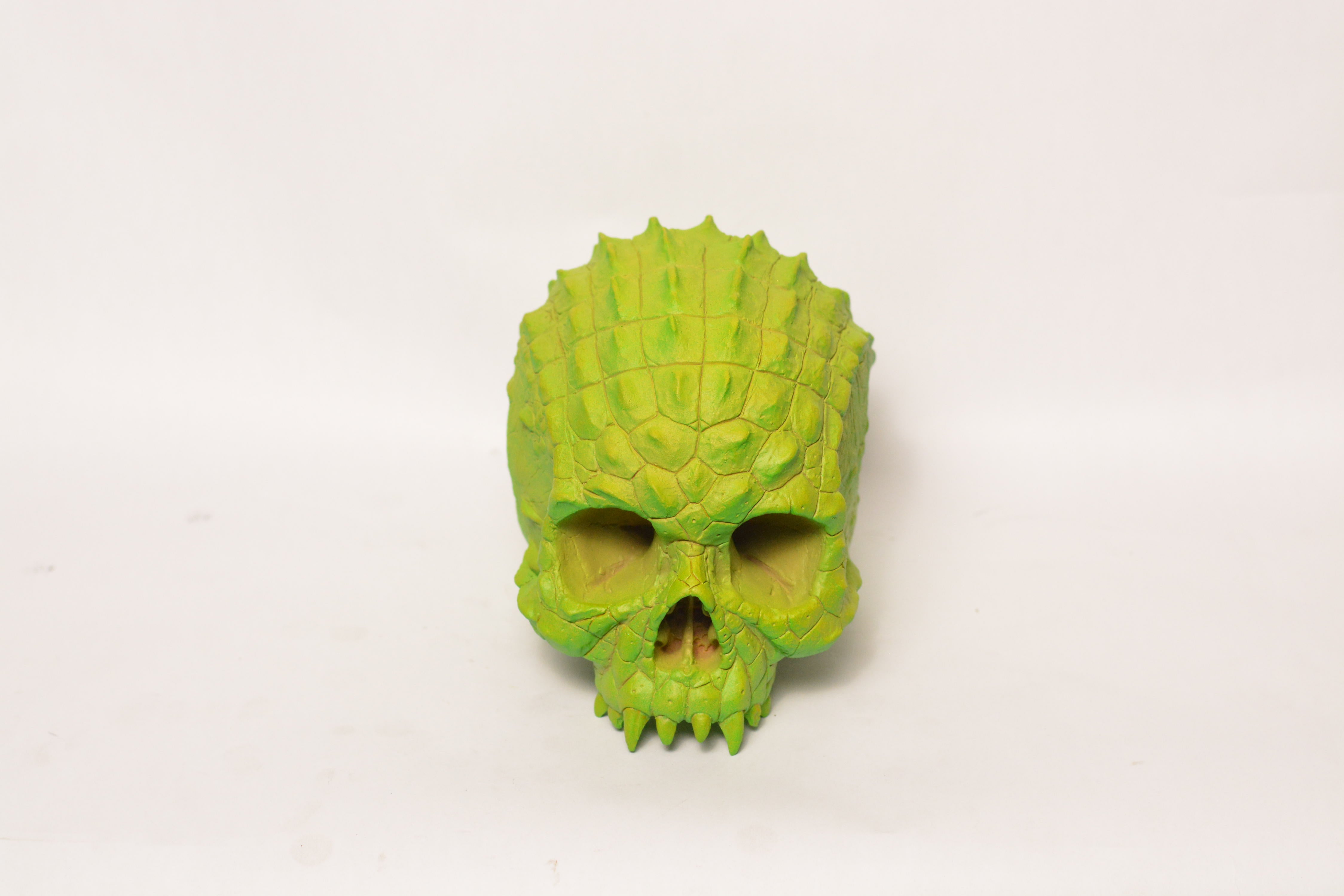 Croc Skull - Lime green [EXPERIMENTAL PAINT]
