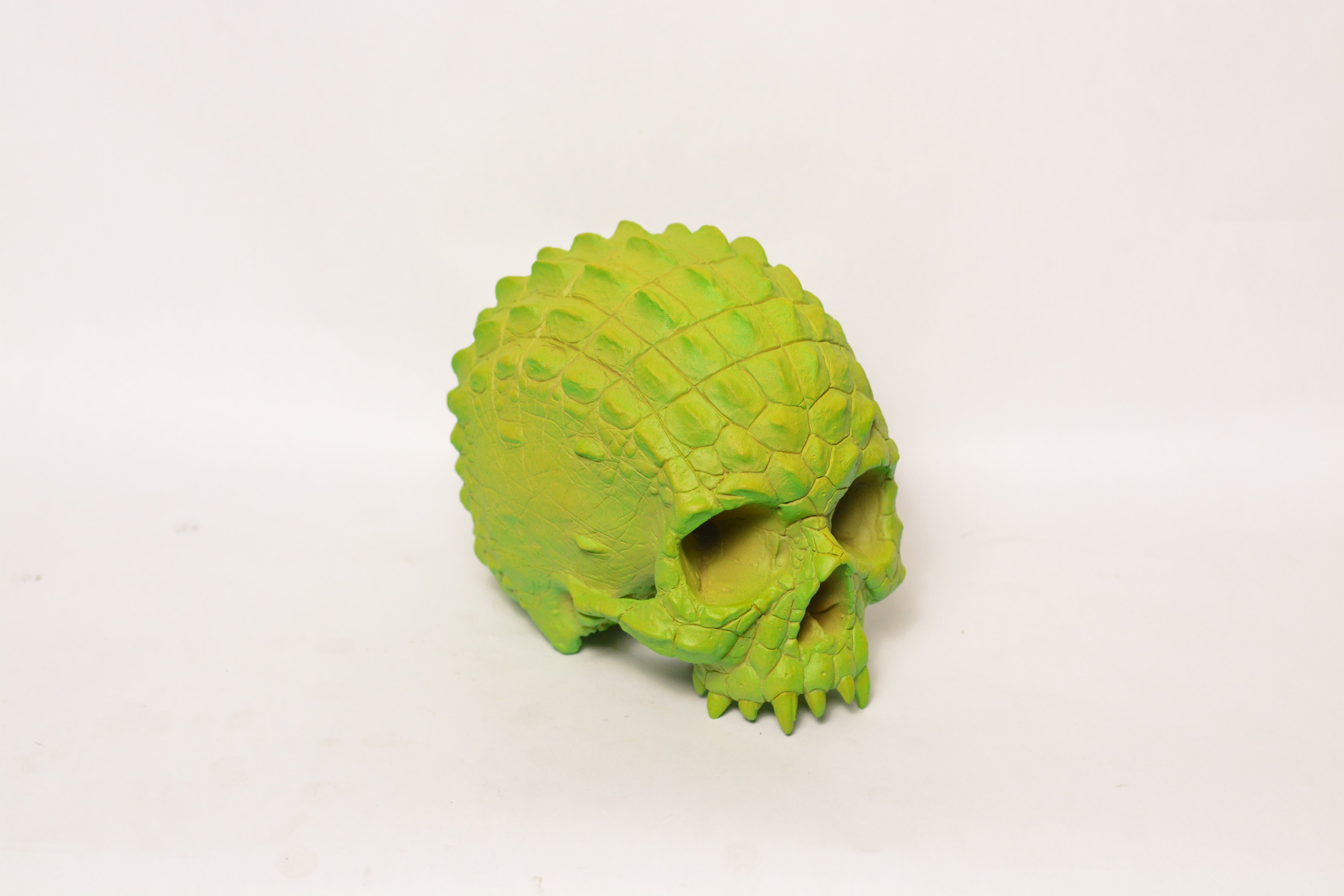 Croc Skull - Lime green [EXPERIMENTAL PAINT]