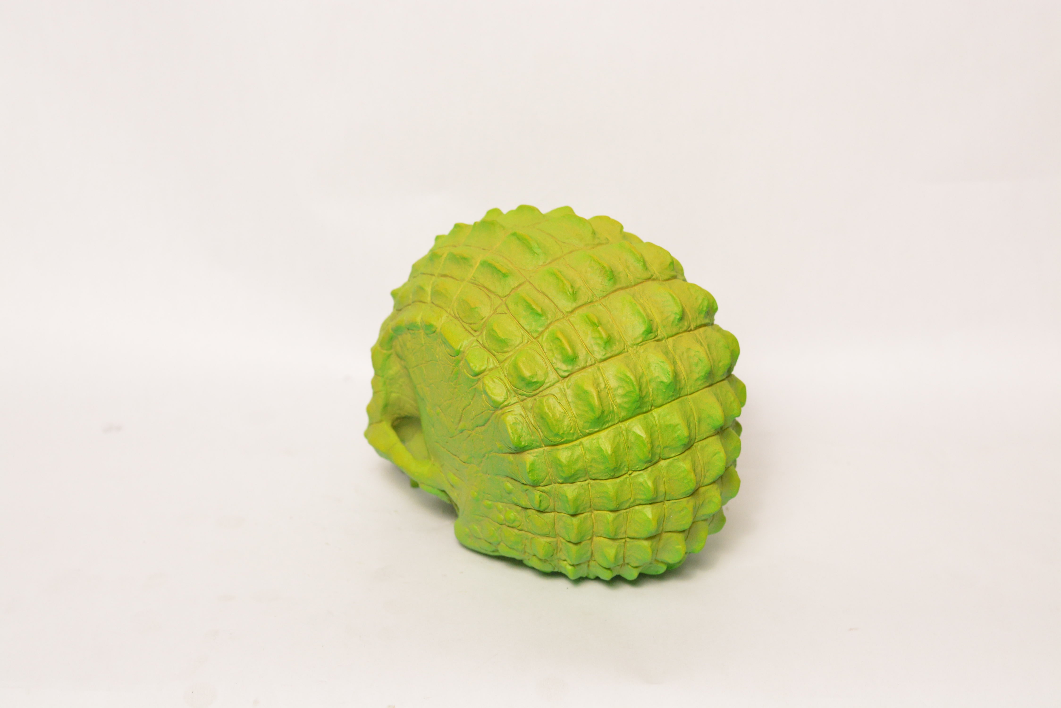 Croc Skull - Lime green [EXPERIMENTAL PAINT]