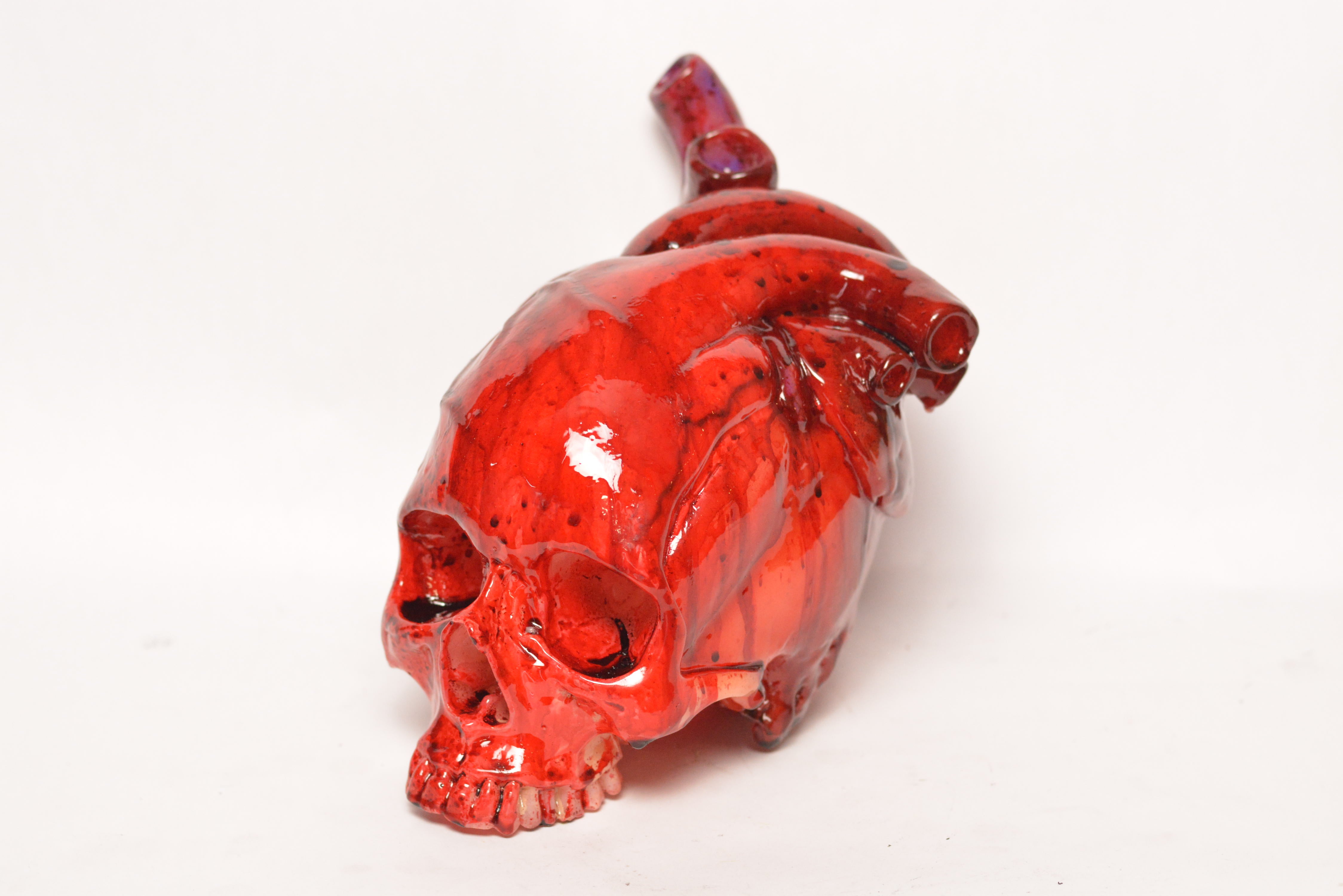 The Tell-Tale Heart Skull - Bleeding (EXPERIMENTAL PAINT) [3]