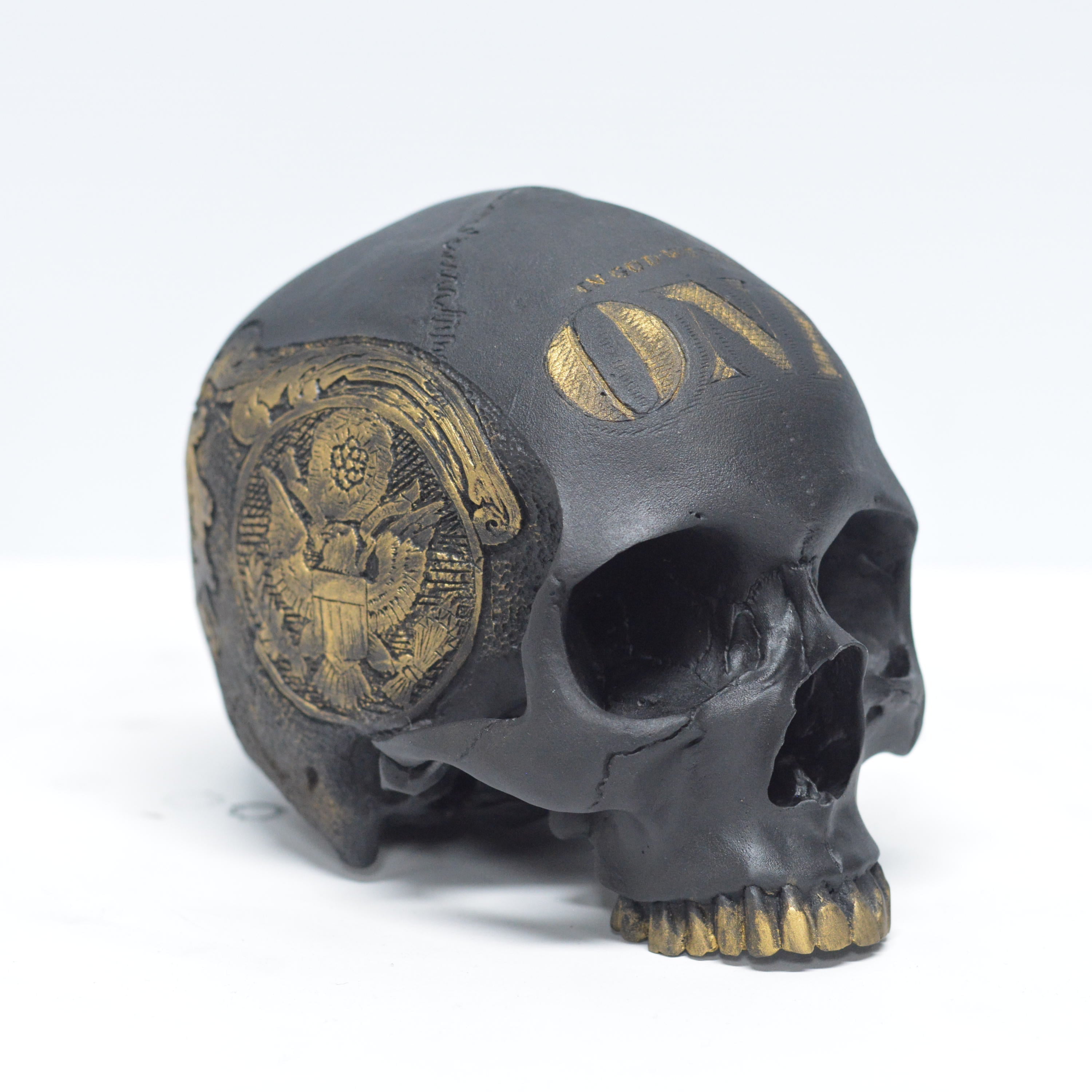 Dead Presidents Skull - Gold [SCRATCH & DENT] (2)