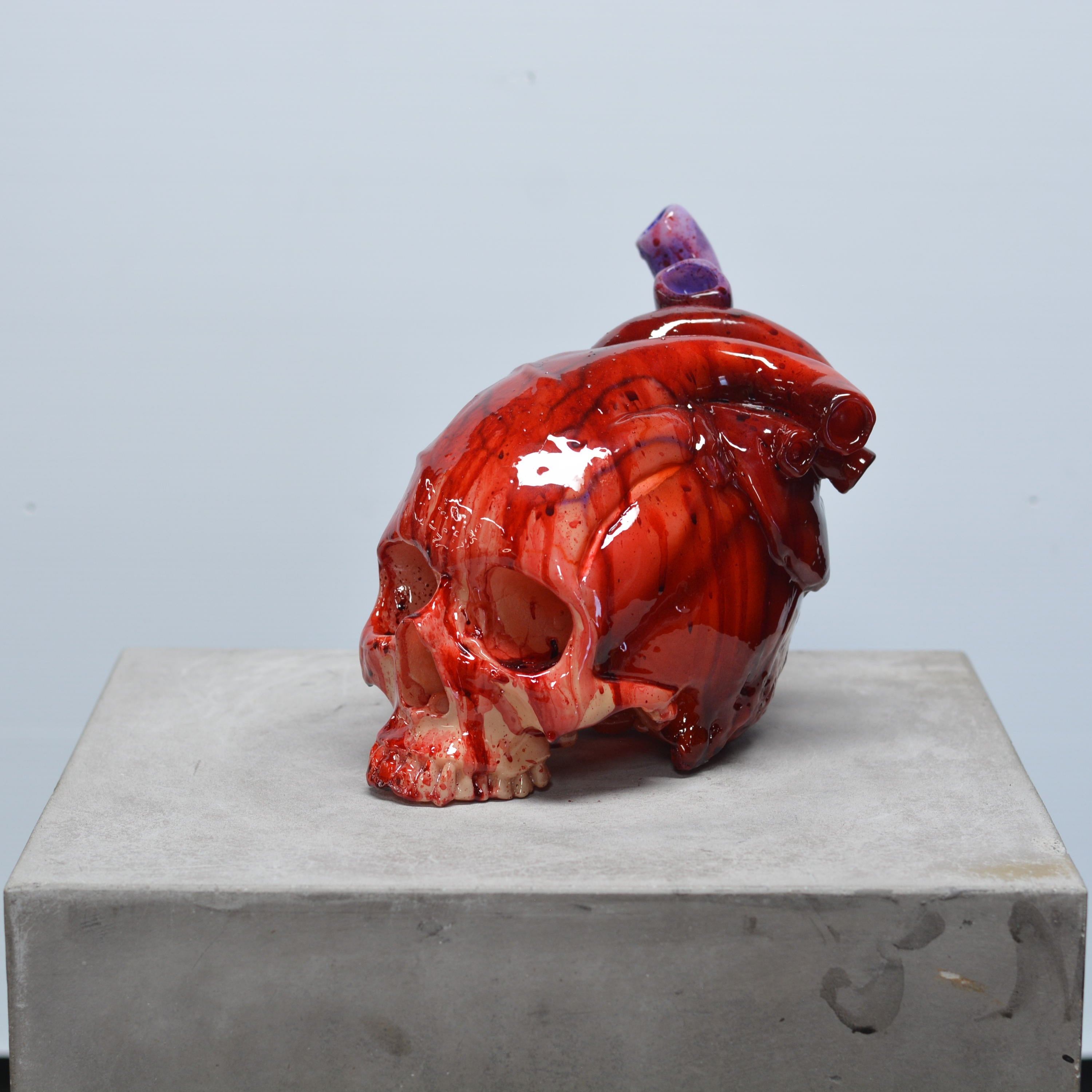 The Tell-Tale Heart Skull - Bleeding [EXPERIMENTAL PAINT] (2)