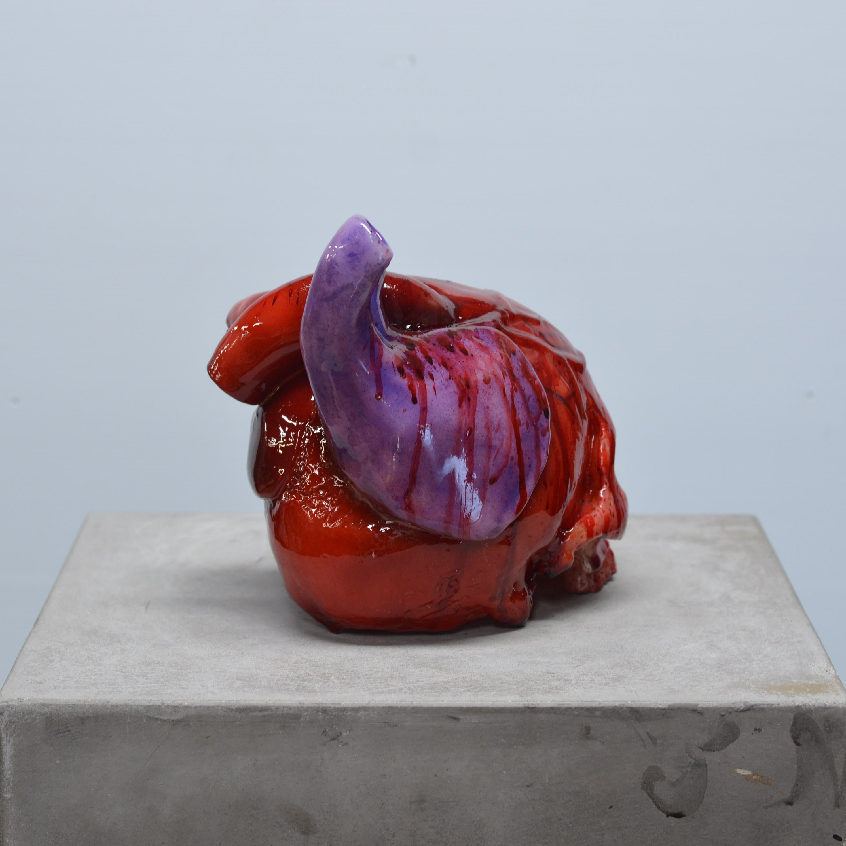 The Tell-Tale Heart Skull - Bleeding [EXPERIMENTAL PAINT] (2)