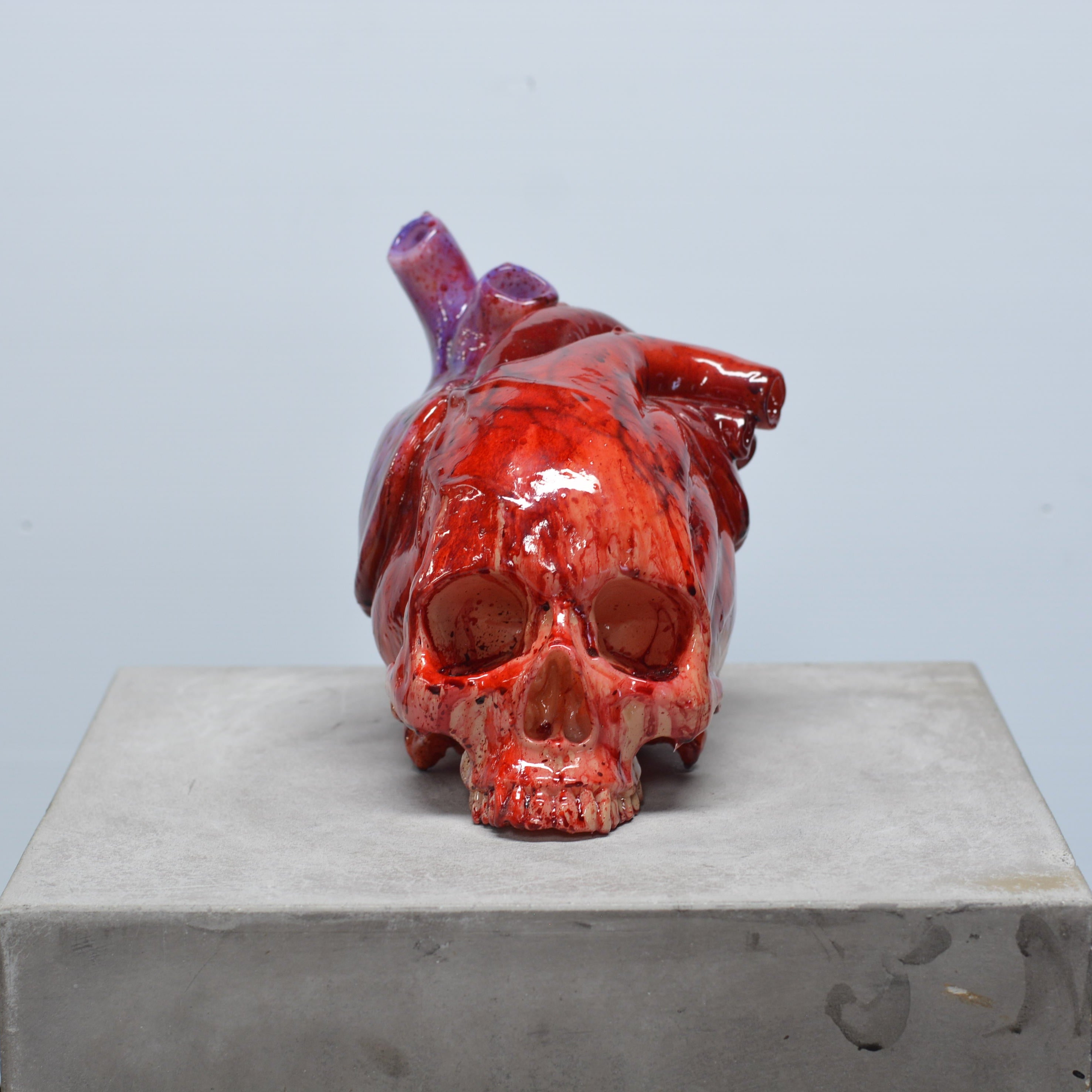 The Tell-Tale Heart Skull - Bleeding [EXPERIMENTAL PAINT] (1)