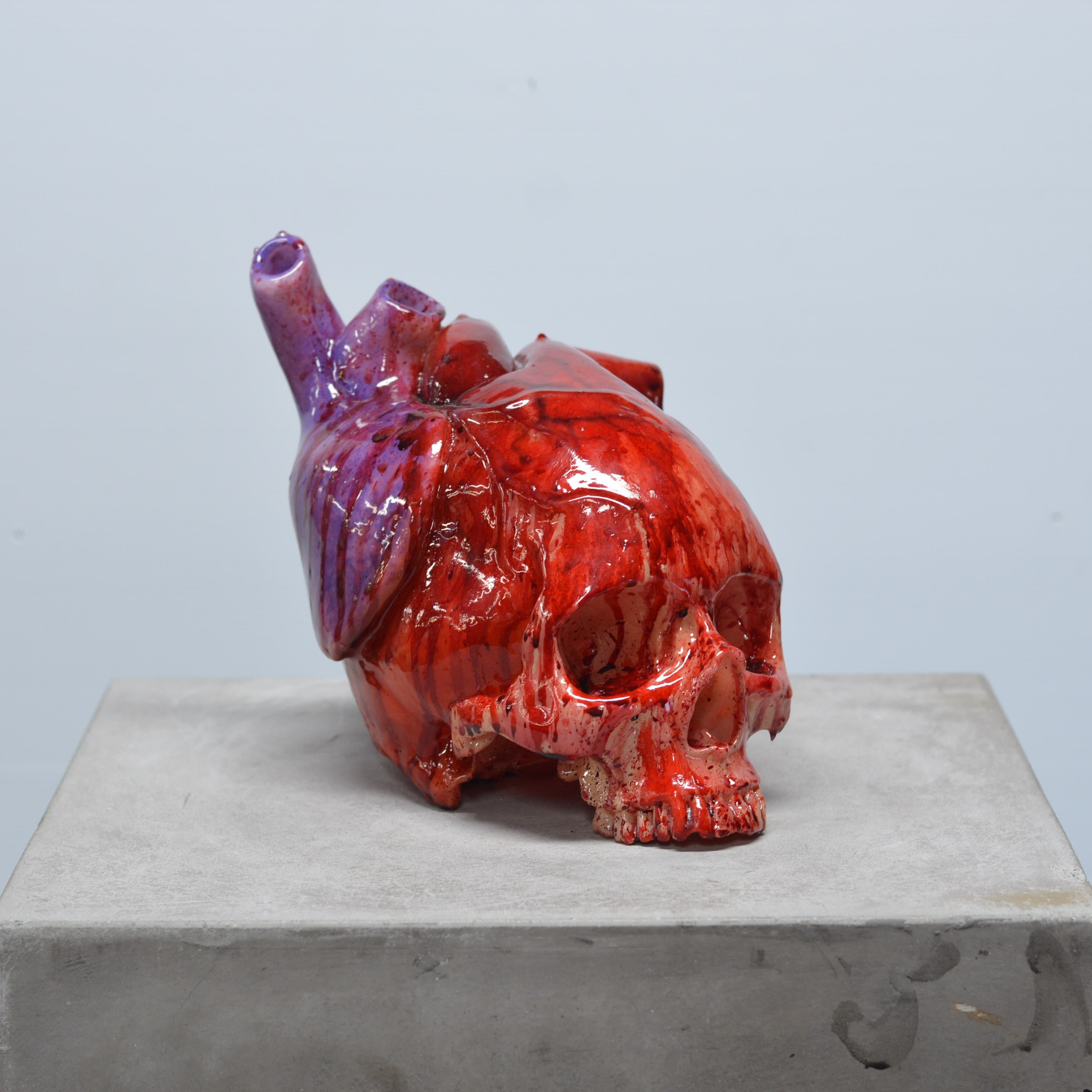 The Tell-Tale Heart Skull - Bleeding [EXPERIMENTAL PAINT] (1)