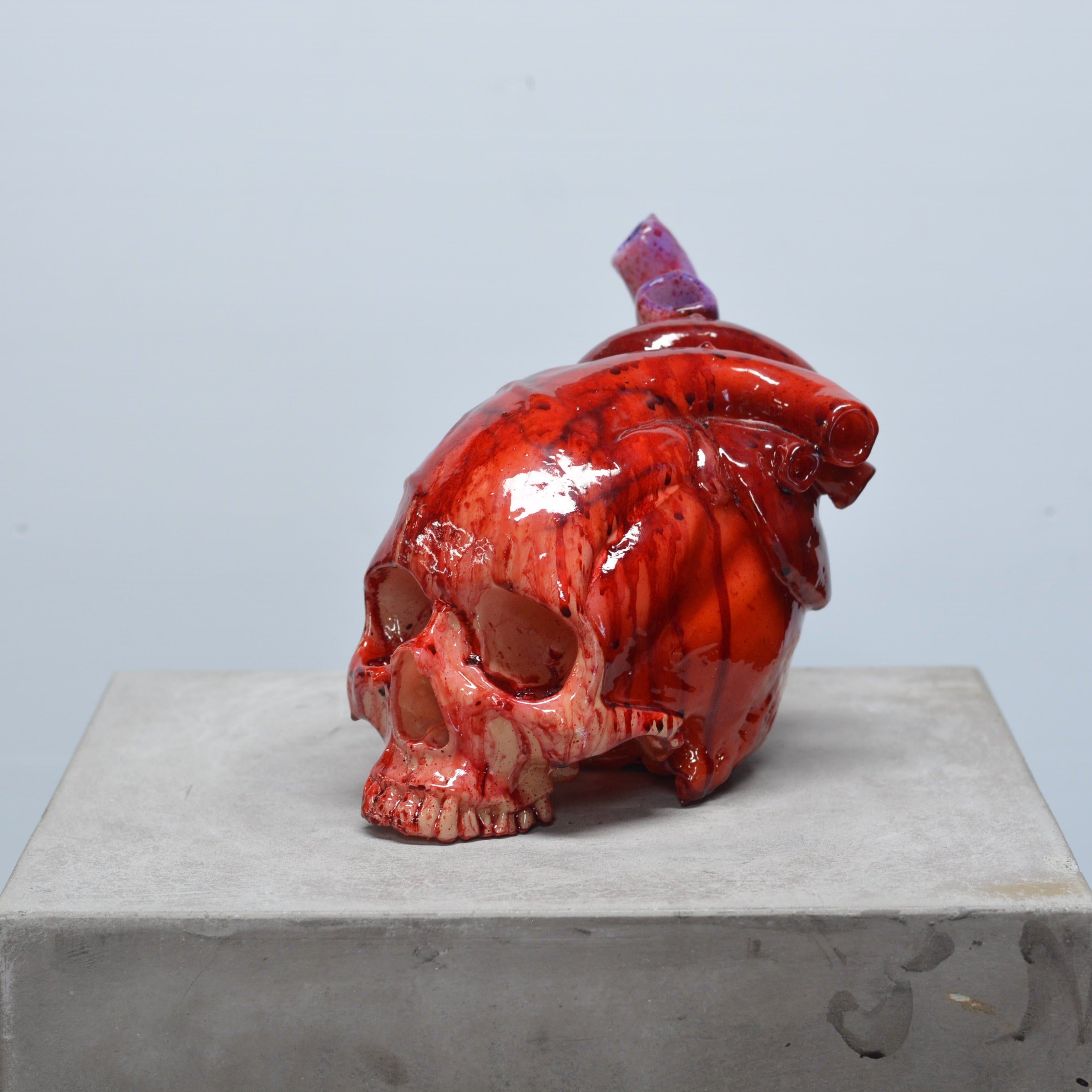 The Tell-Tale Heart Skull - Bleeding [EXPERIMENTAL PAINT] (1)