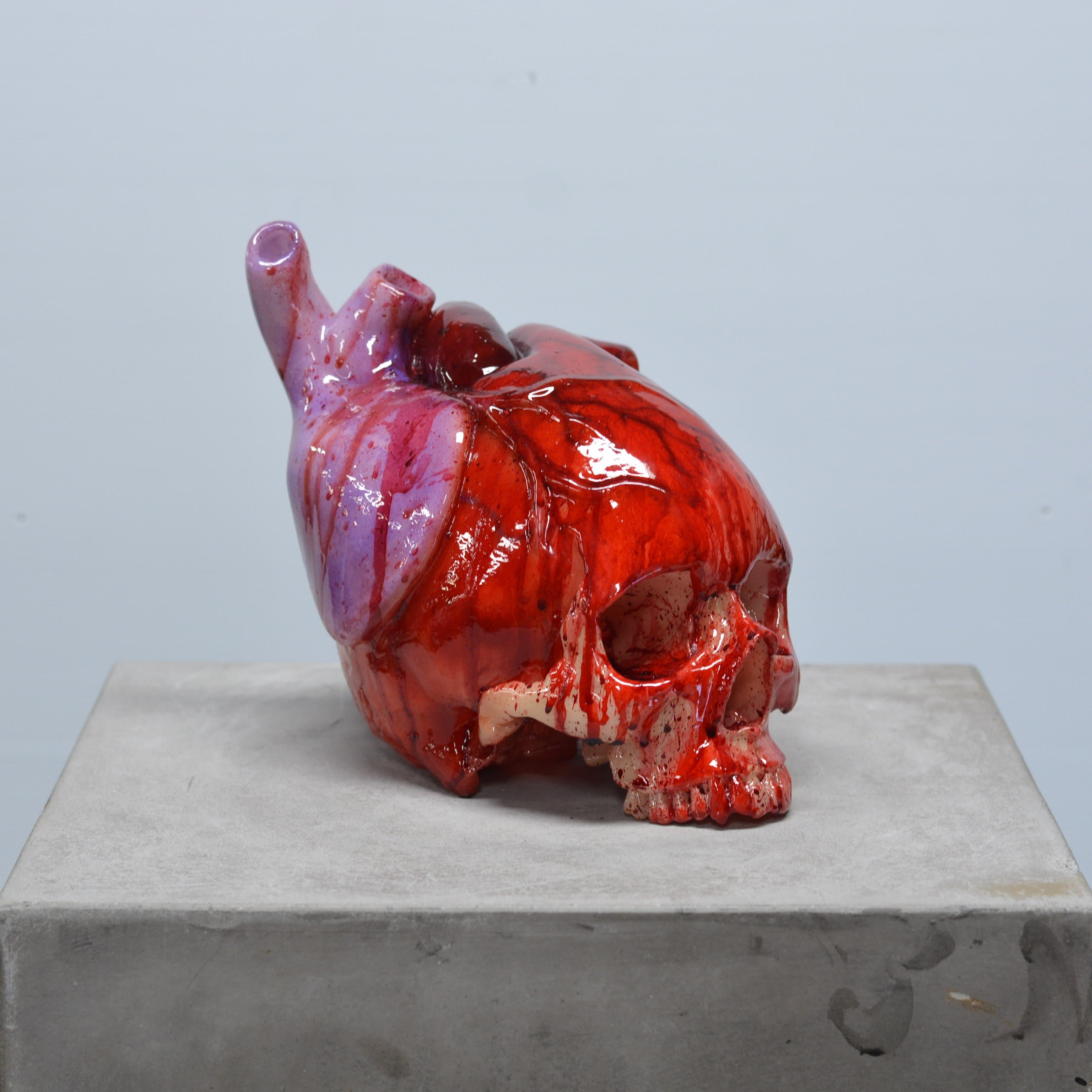 The Tell-Tale Heart Skull - Bleeding [EXPERIMENTAL PAINT] (3)