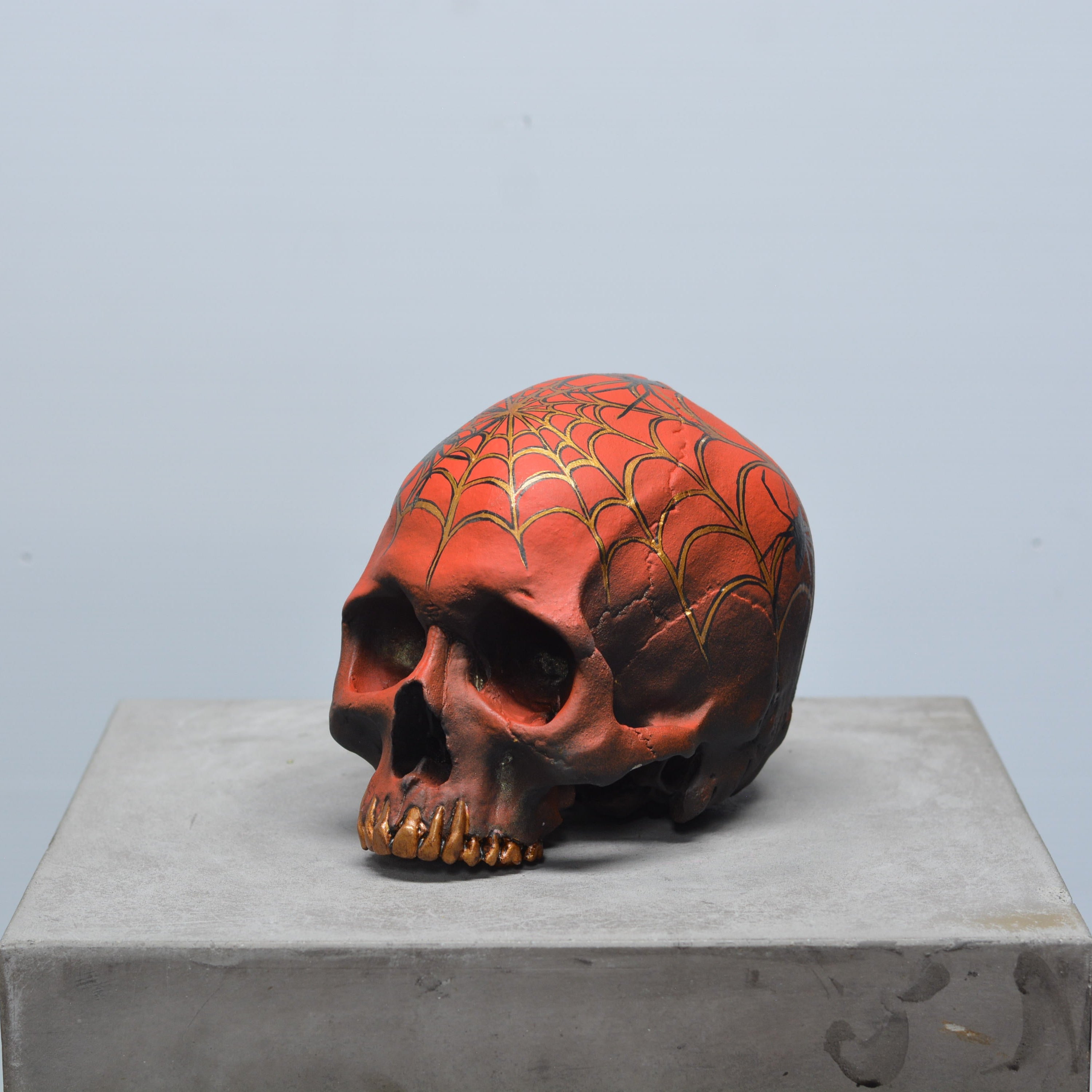Human Skull - Spider Grillz [EXPERIMENTAL PAINT]