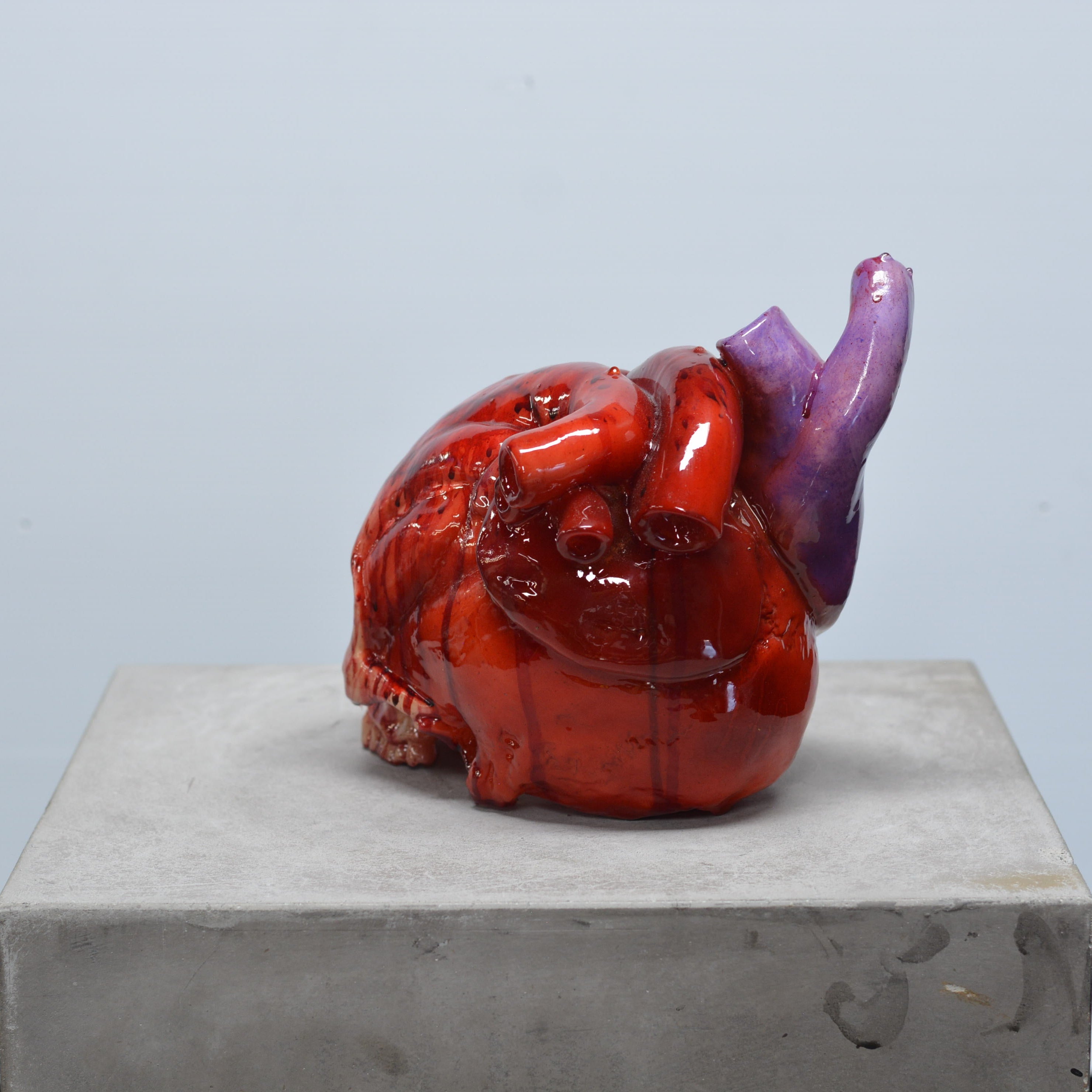 The Tell-Tale Heart Skull - Bleeding [EXPERIMENTAL PAINT] (1)