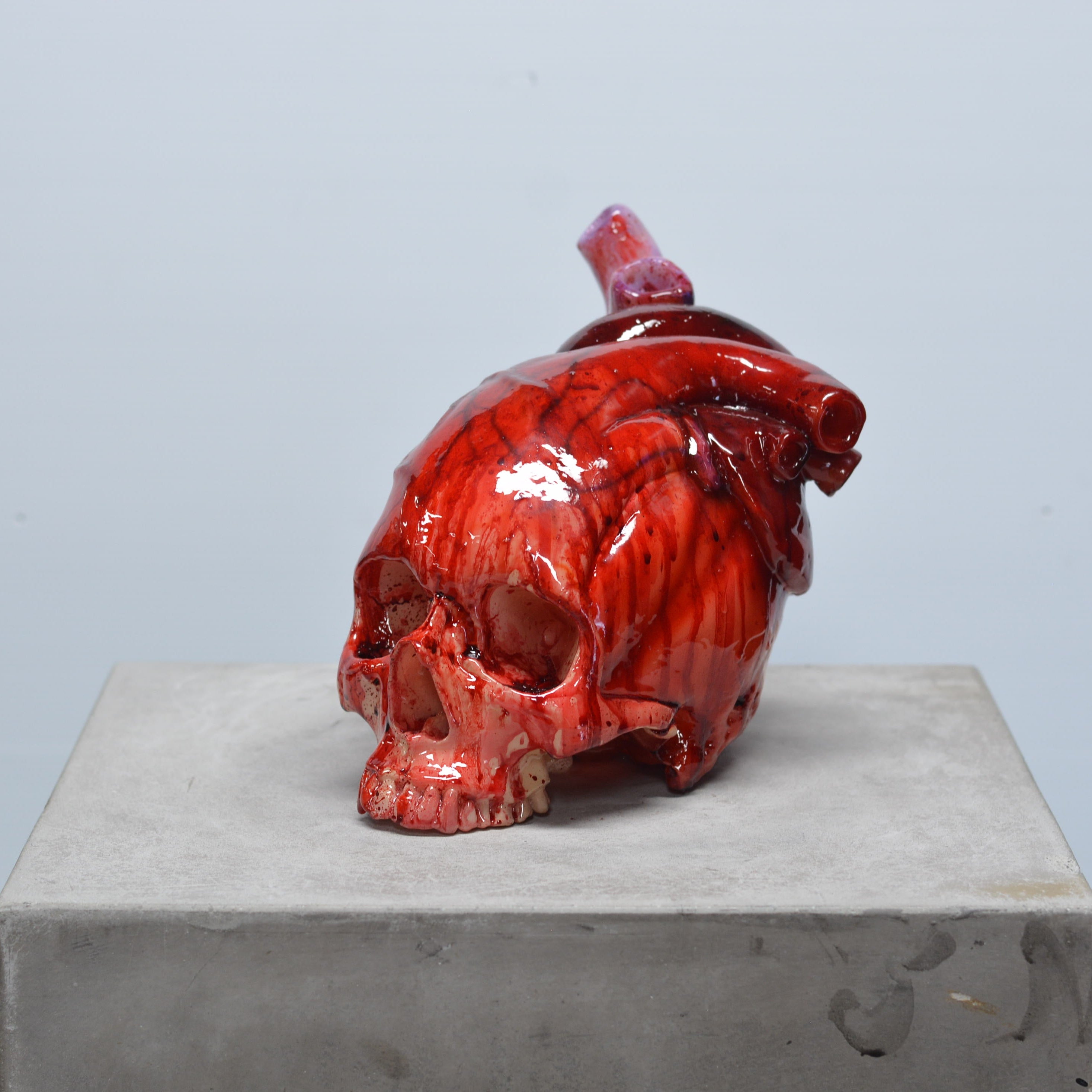 The Tell-Tale Heart Skull - Bleeding [EXPERIMENTAL PAINT] (3)