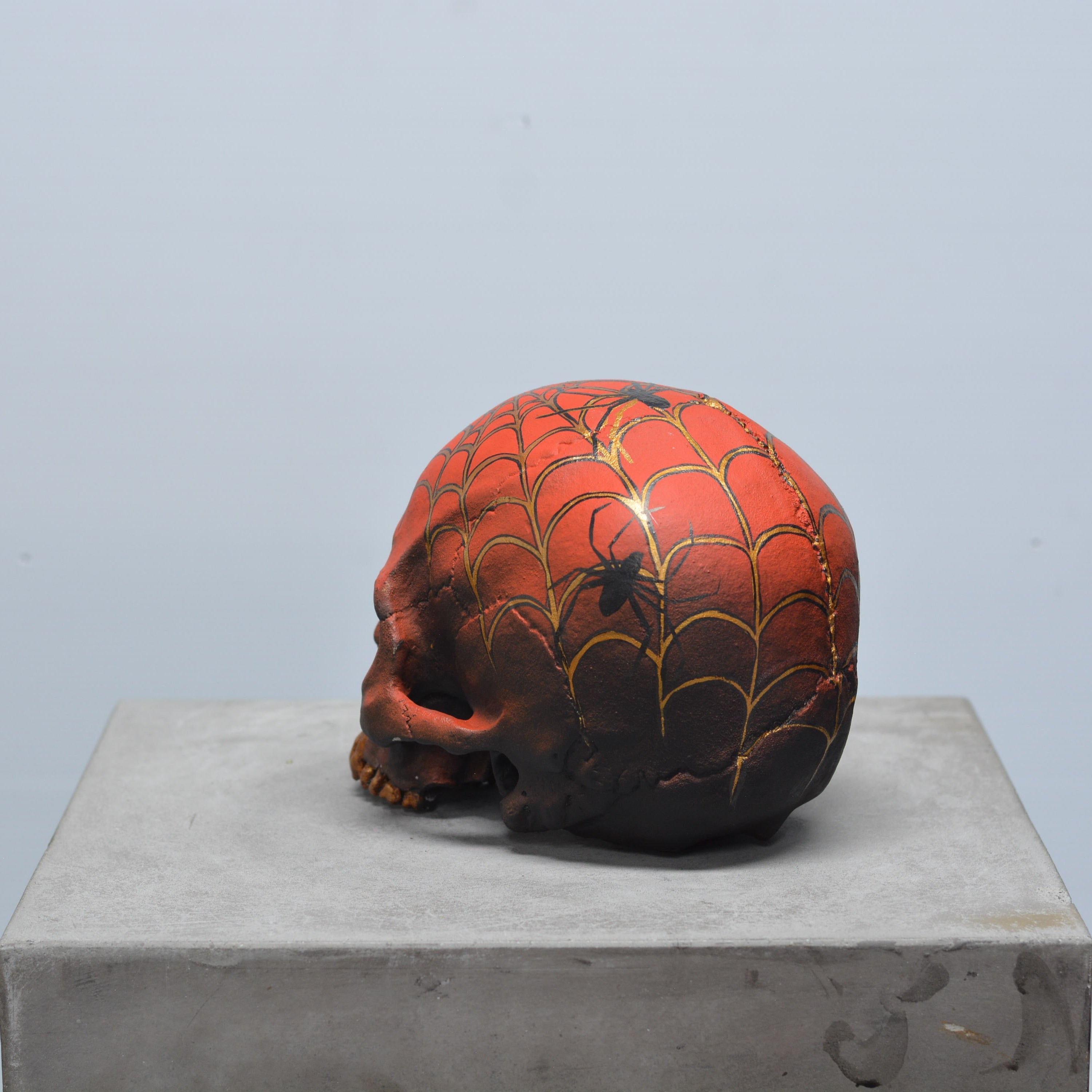 Human Skull - Spider Grillz [EXPERIMENTAL PAINT]