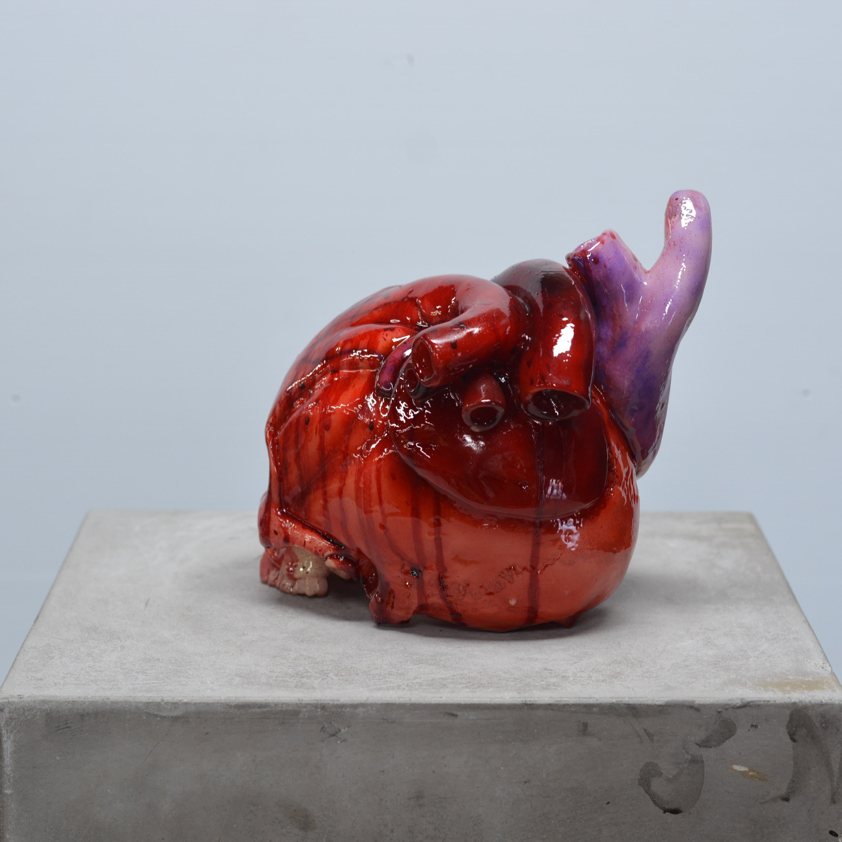 The Tell-Tale Heart Skull - Bleeding [EXPERIMENTAL PAINT] (3)