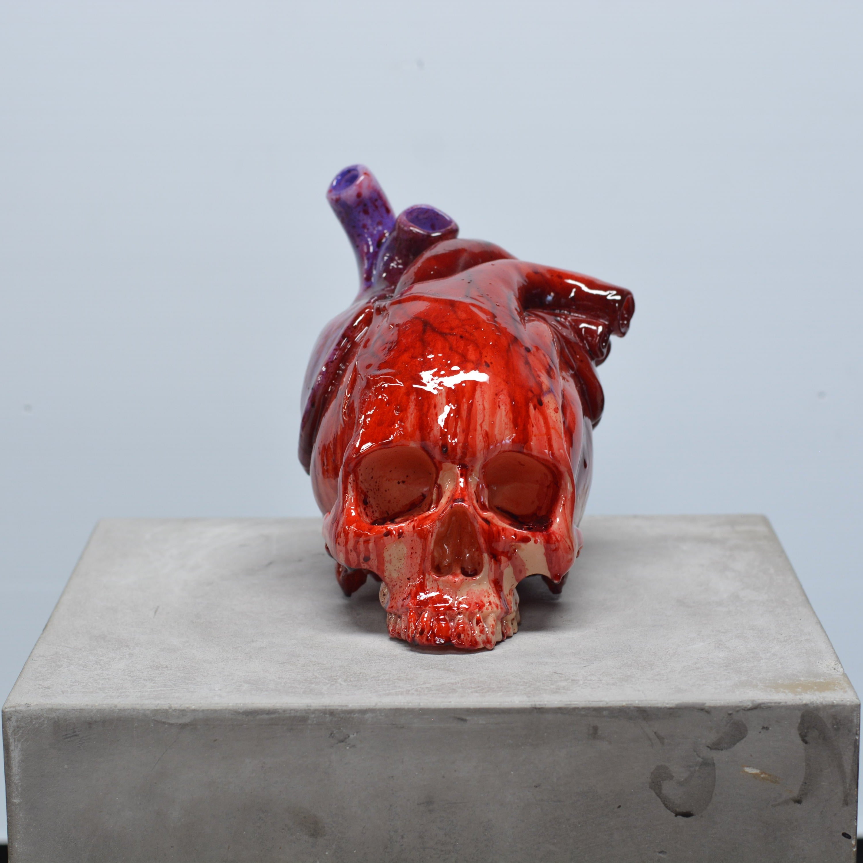 The Tell-Tale Heart Skull - Bleeding [EXPERIMENTAL PAINT] (2)