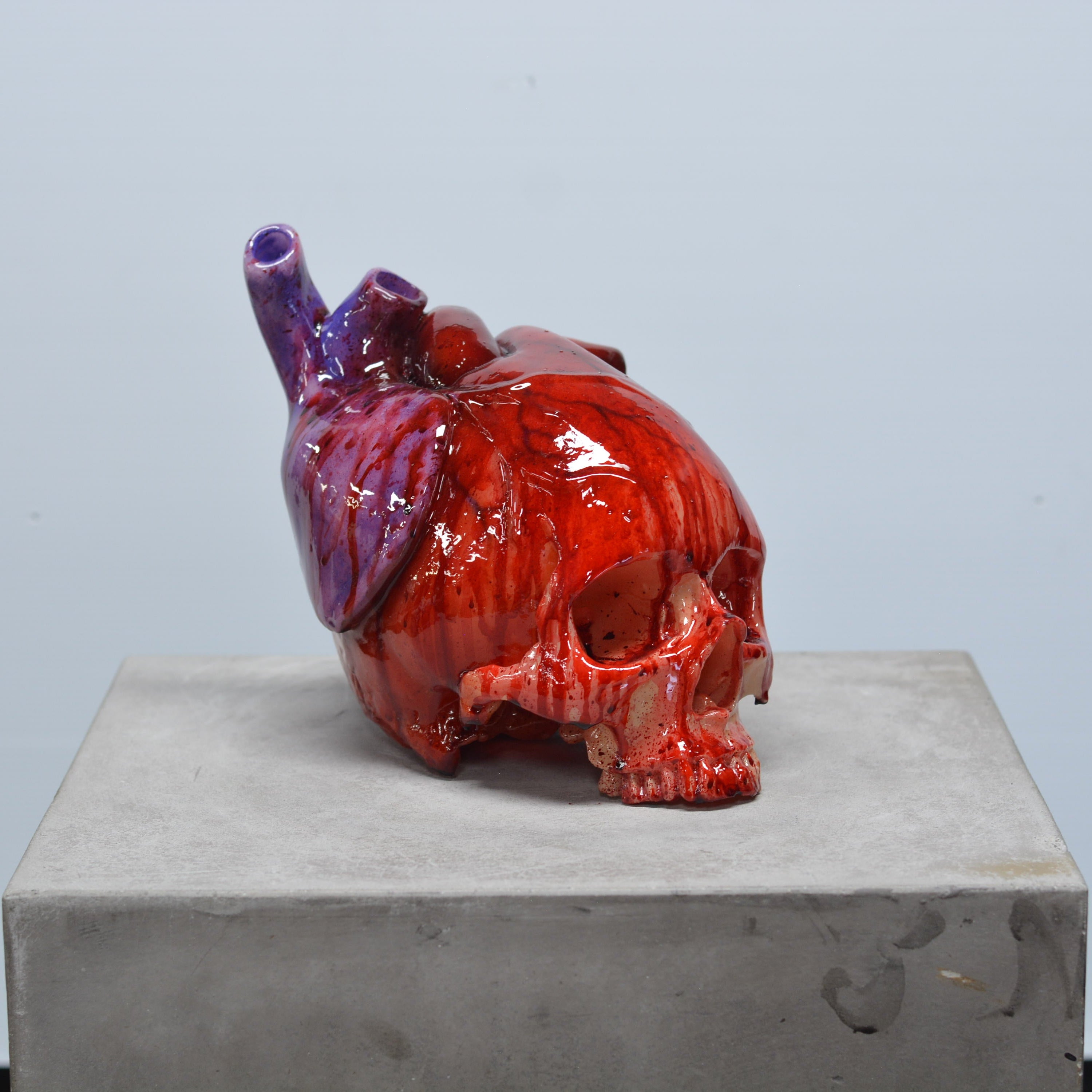The Tell-Tale Heart Skull - Bleeding [EXPERIMENTAL PAINT] (2)