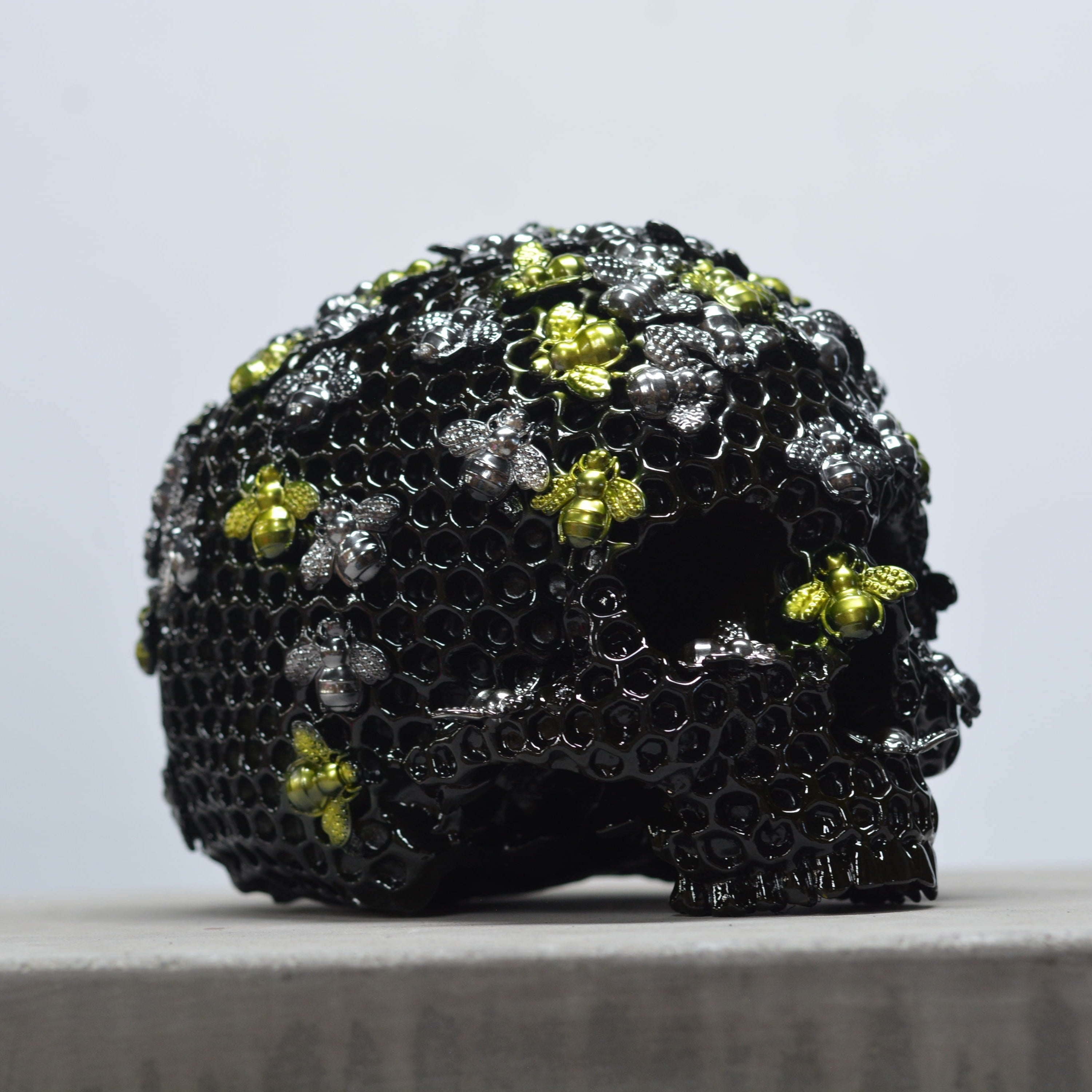 Beehive Skull - Mecha-hive [EXPERIMENTAL PAINT]