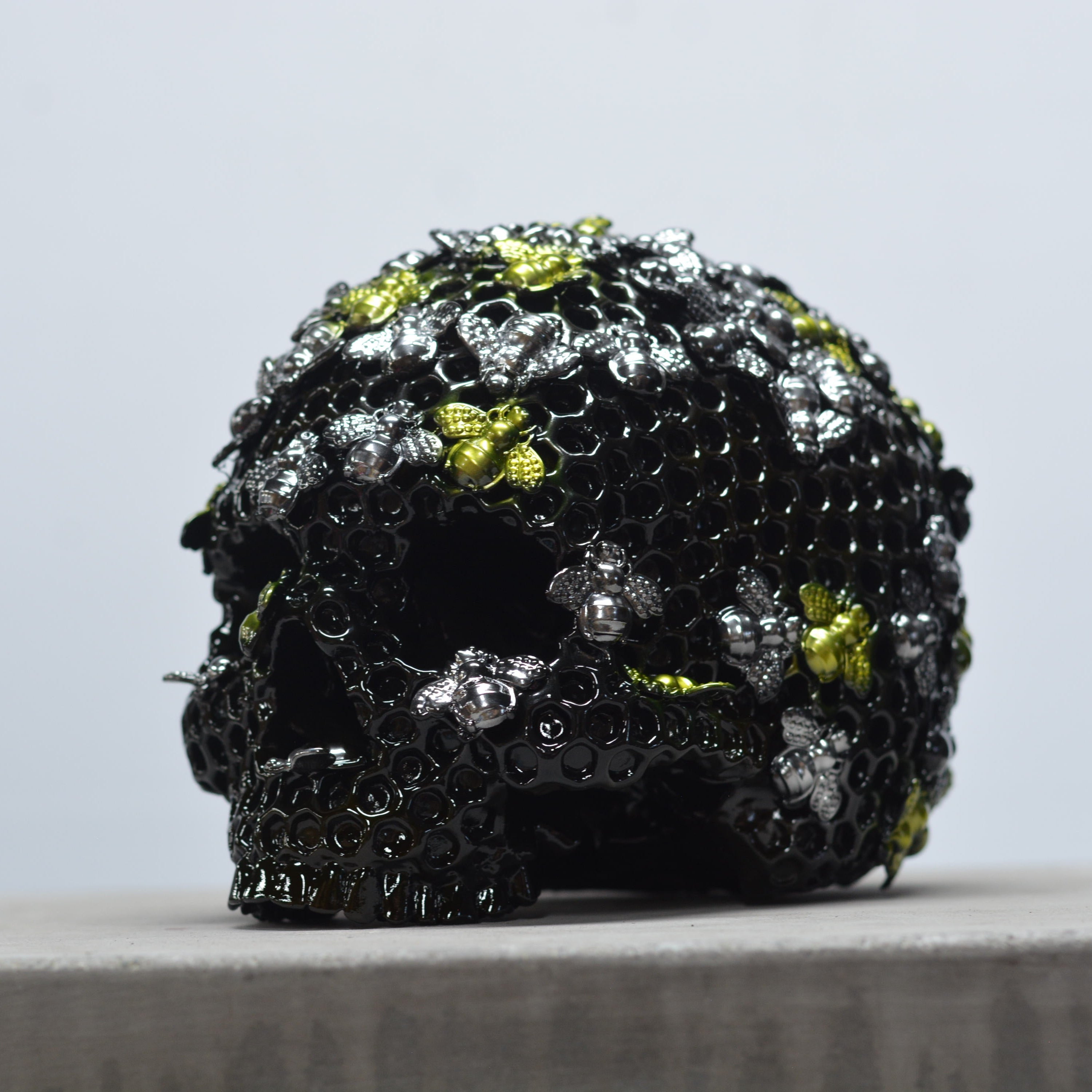 Beehive Skull - Mecha-hive [EXPERIMENTAL PAINT]