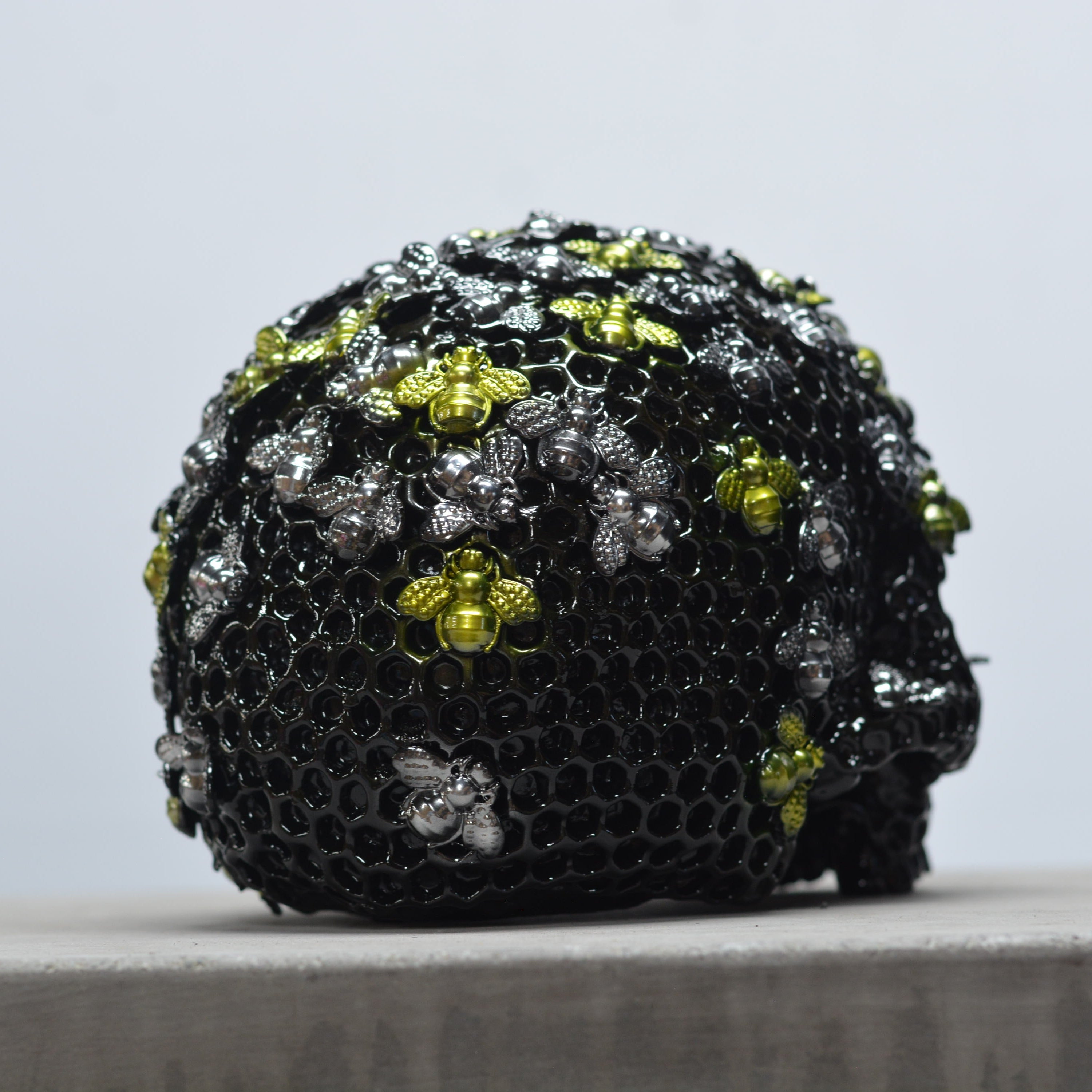 Beehive Skull - Mecha-hive [EXPERIMENTAL PAINT]