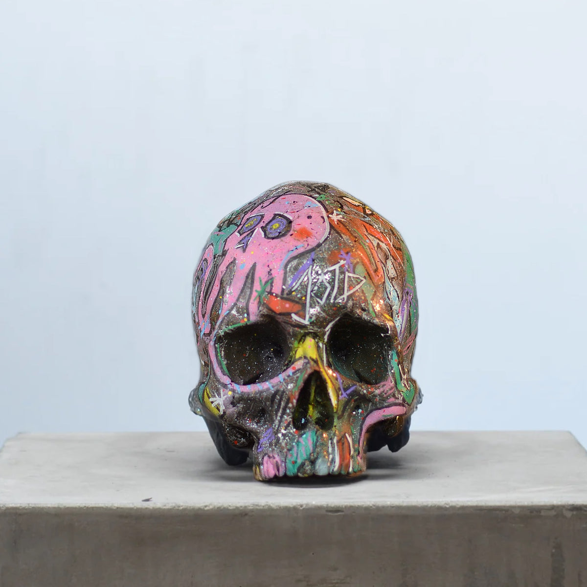 Human Skull - Graffiti