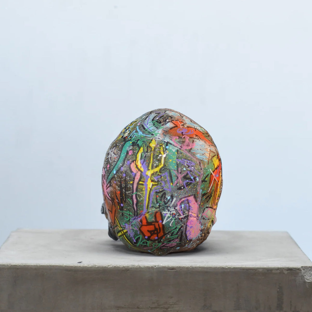Human Skull - Graffiti