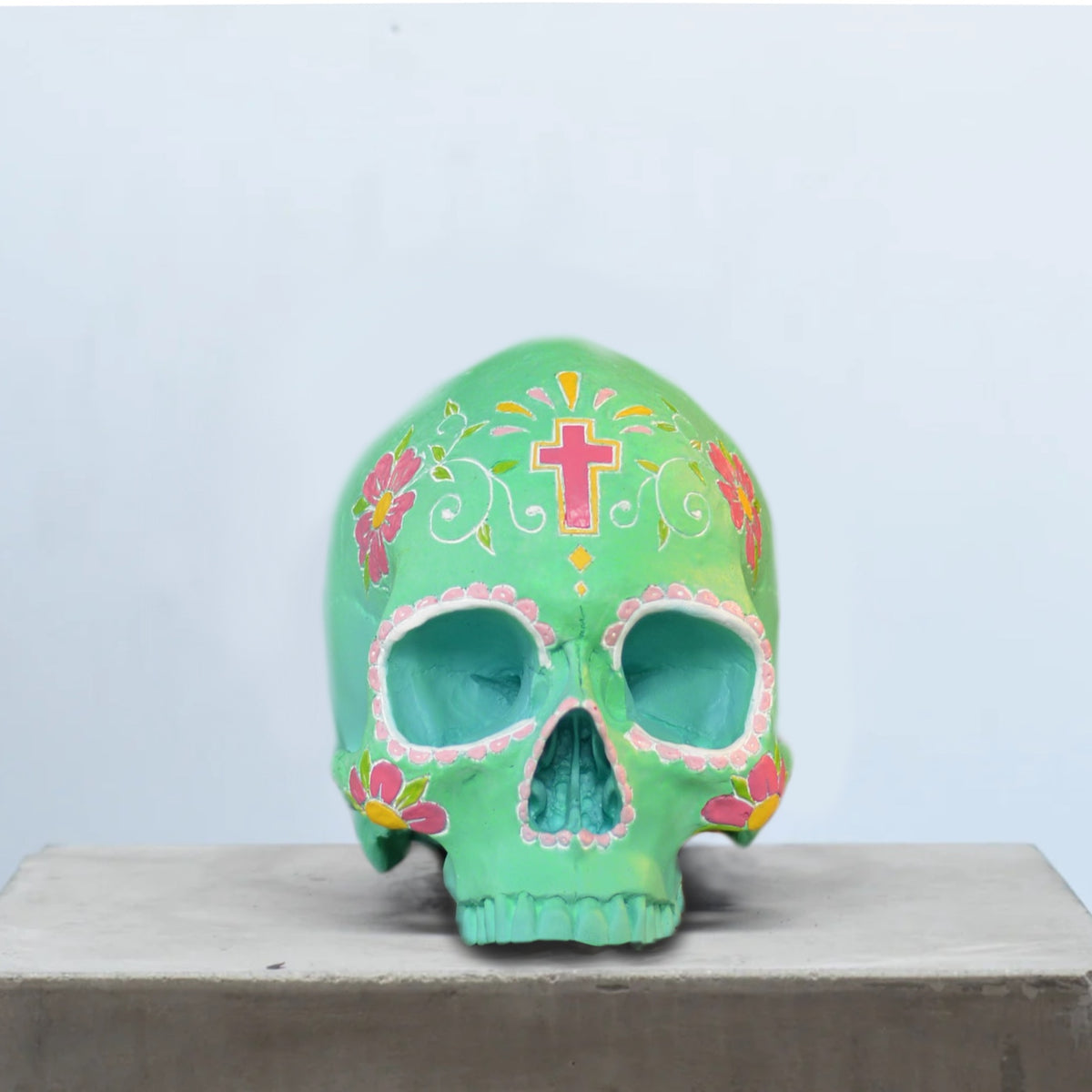 Day of the Dead Skull - Fluorescent