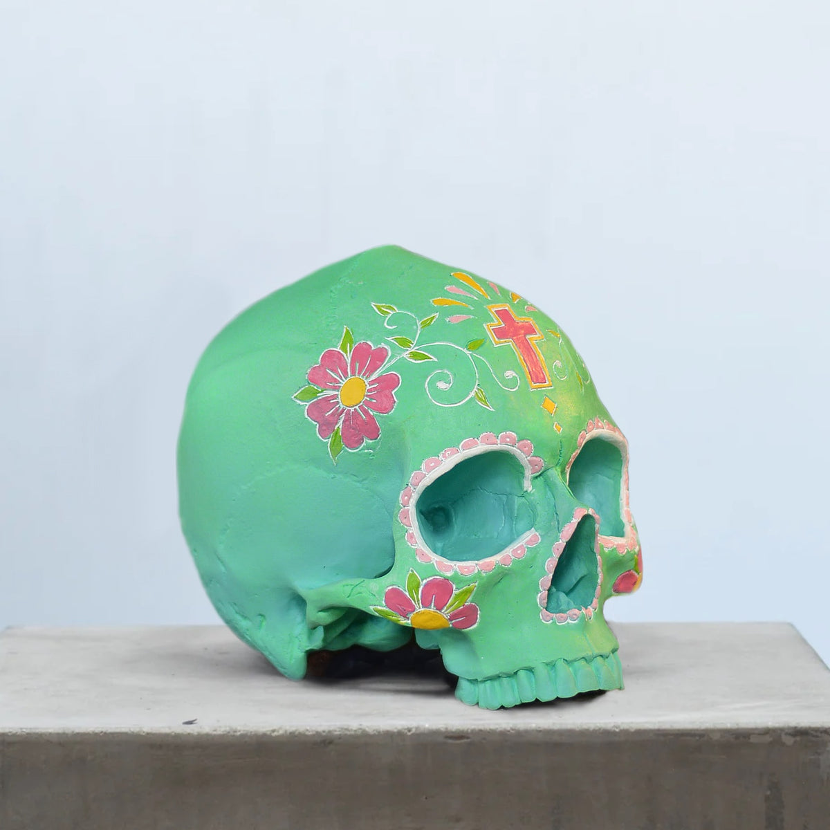 Day of the Dead Skull - Fluorescent