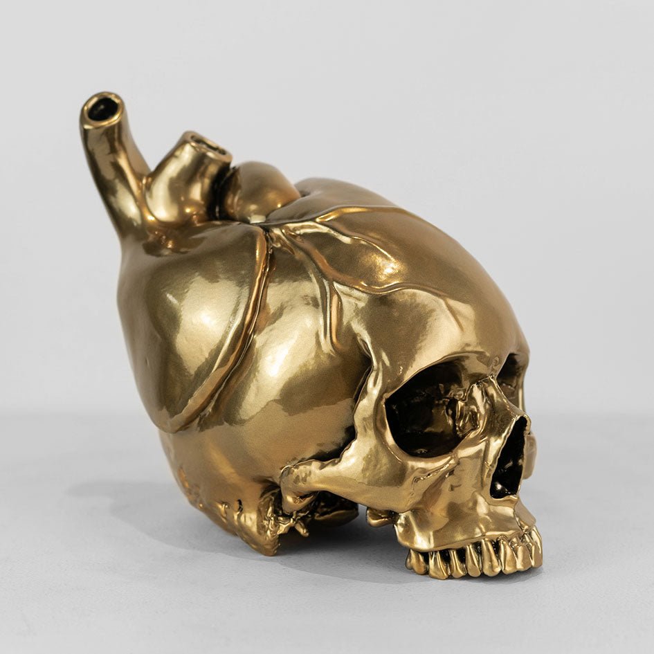 Heart of Gold Skull - jack of the dust